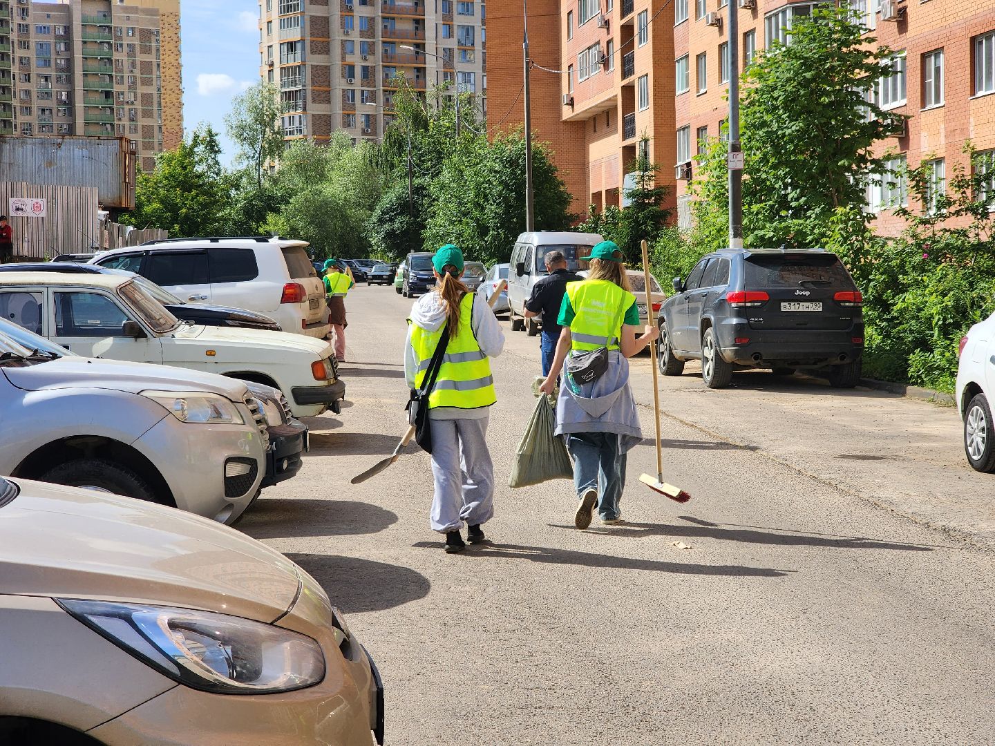 долгопрудный, мбу благоустройство, лто, новый бульвар, работа для подростков,