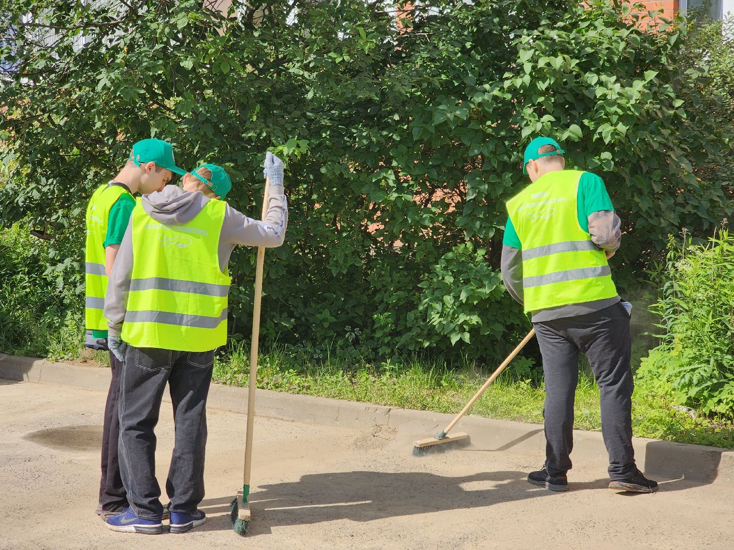 долгопрудный, мбу благоустройство, лто, новый бульвар, работа для подростков,