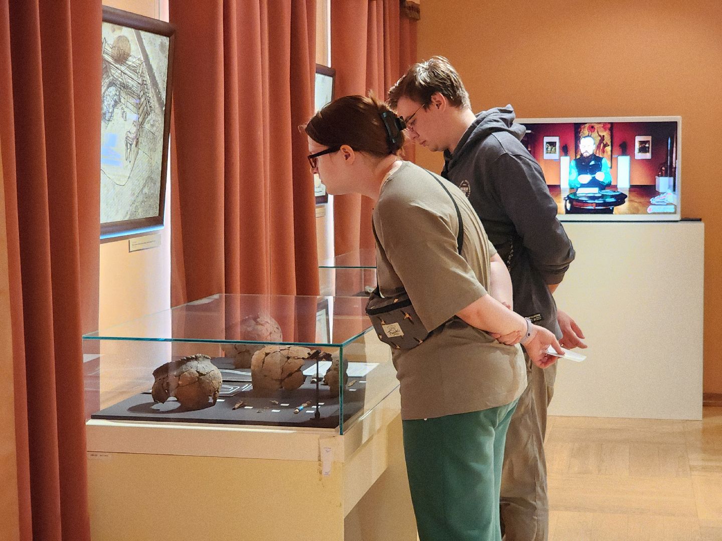 Зарайск, Археологическая выставка, Зарайский музей, Стоянка древнего человека,