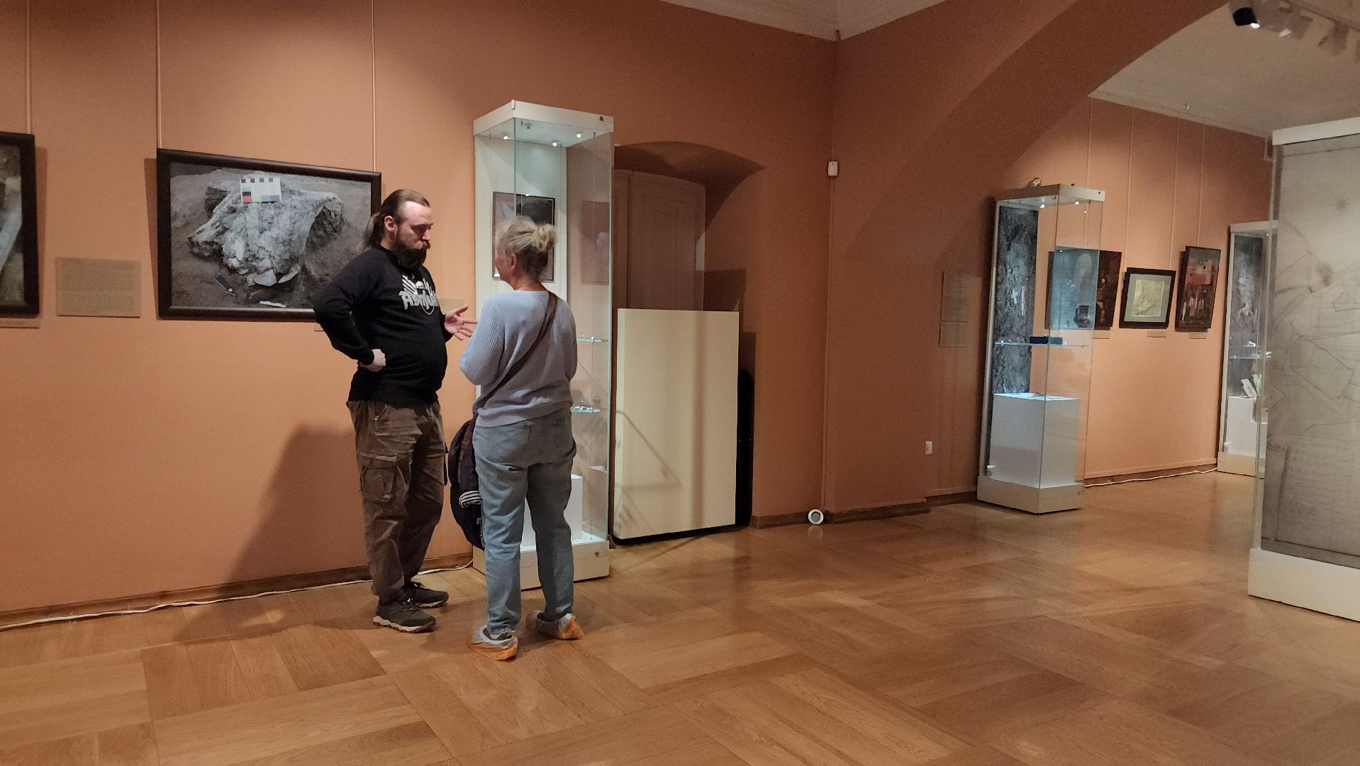 Зарайск, Археологическая выставка, Зарайский музей, Стоянка древнего человека,