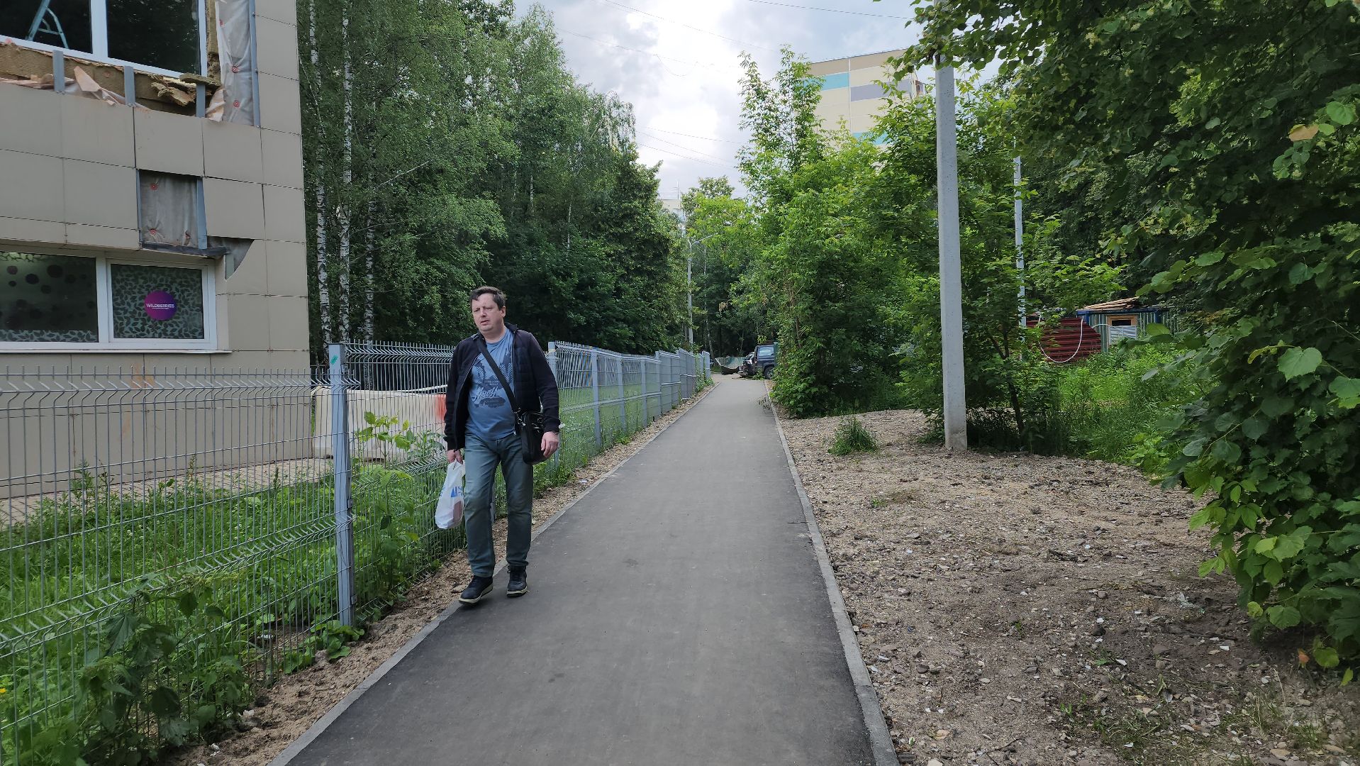 вертикалки, пушкино, пешеходная дорожка, тротуар, новый тротуар, пешком в подмосковье,региональная программа,