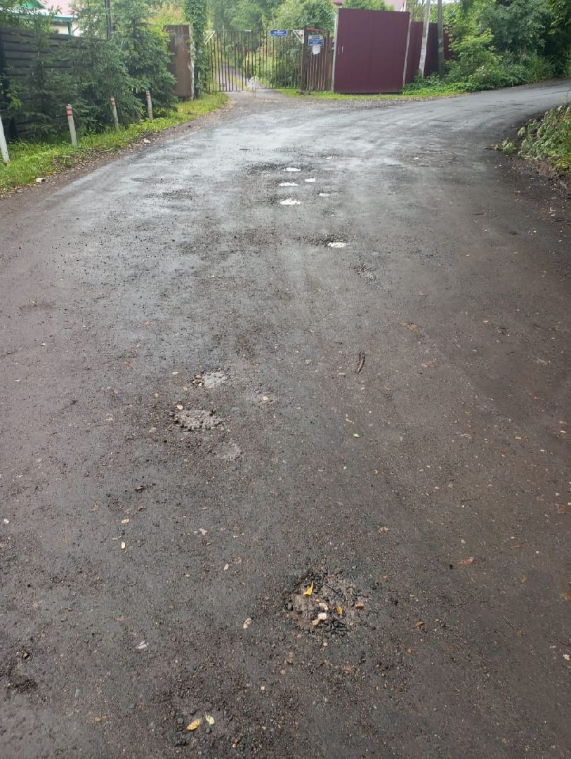 Выездная администрация, СНТ Луч, Дорога для жителей,