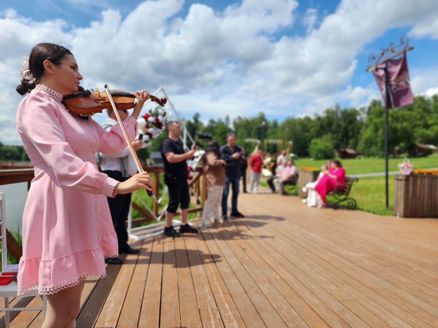 фрязино, гребнево, свадьба в парке, бракосочетание, молодожены,