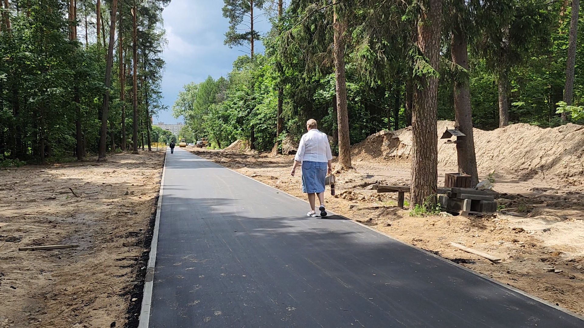 Черноголовка, Благоустройство, Ремонт дороги,