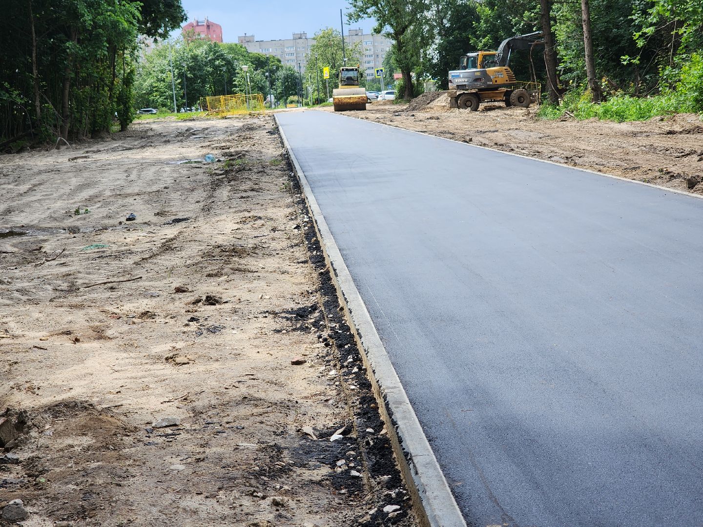 Черноголовка, Благоустройство, Ремонт дороги,