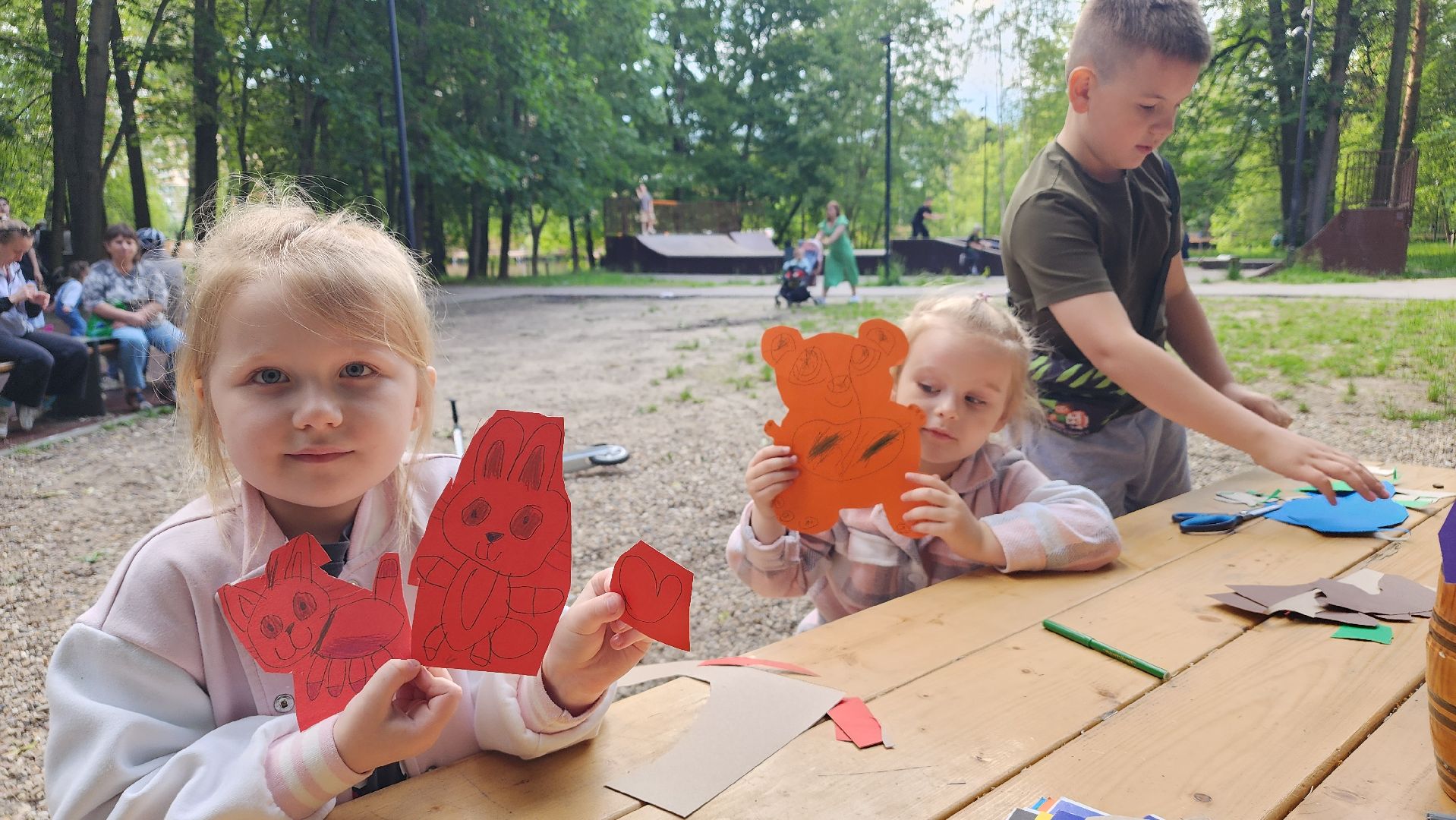 парки подмосковья, лето в парке, дети, лосино-петровский,