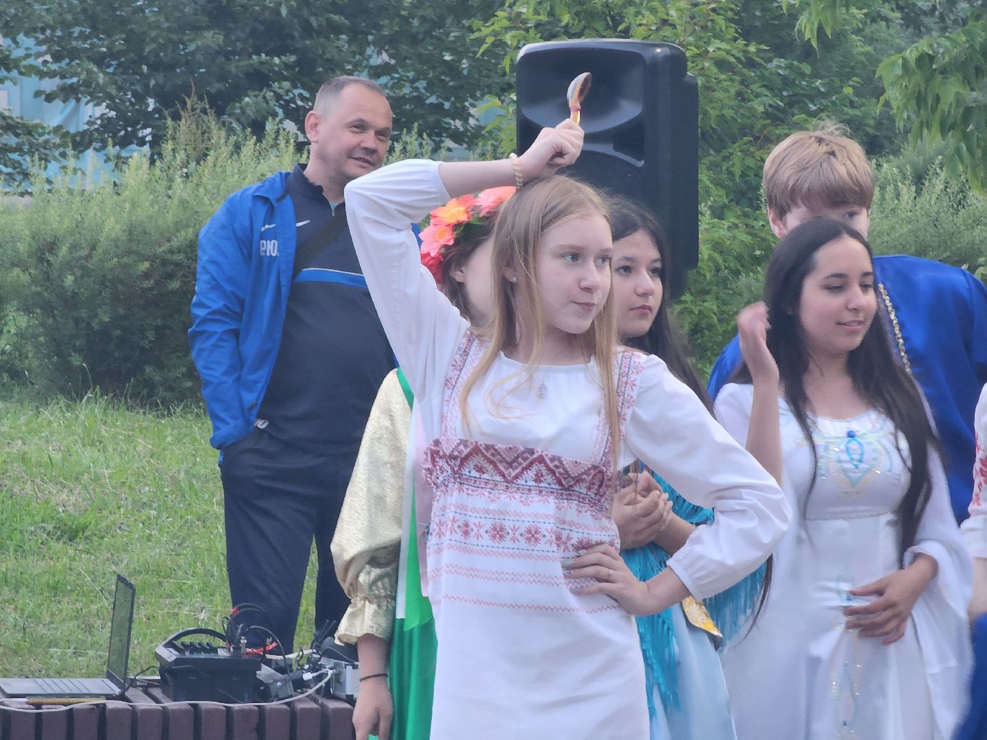 долгопрудный, кмц долгопрудный, Иван-Купала, славянские традиции, парк мысово,венки, костер,