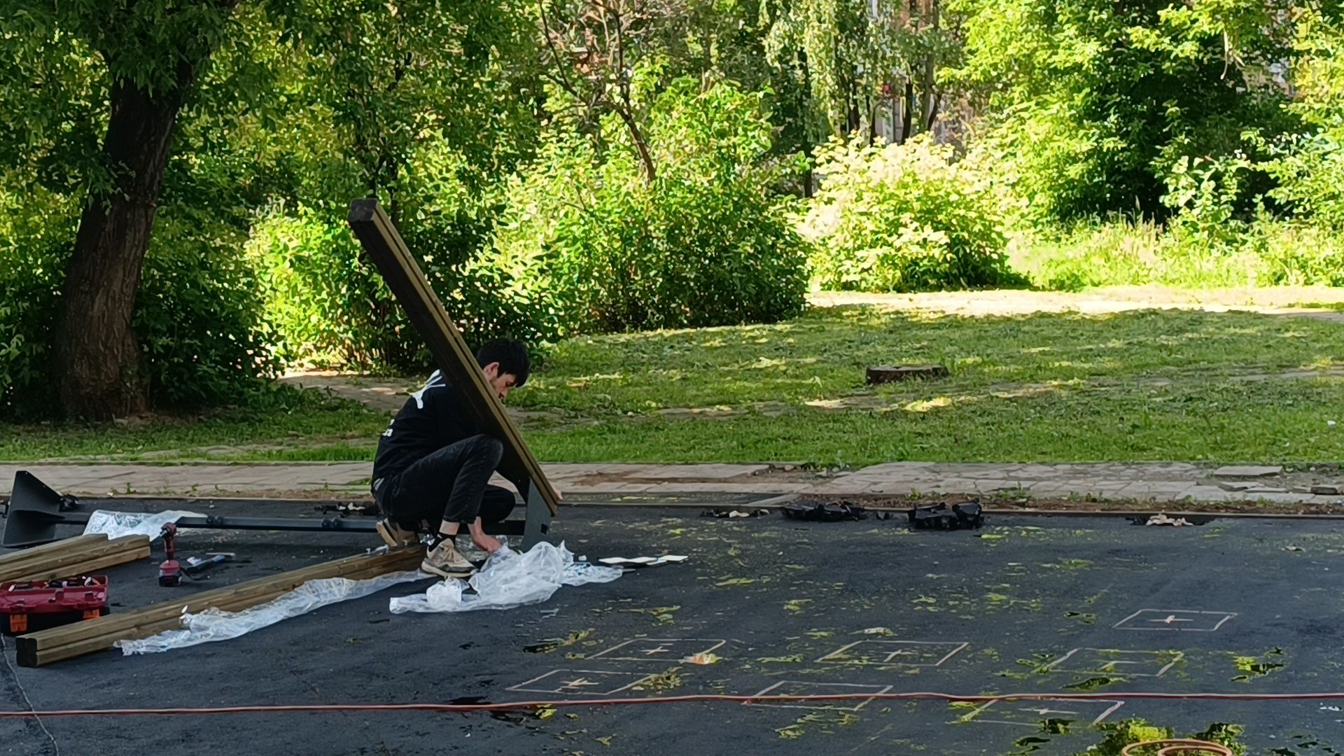 детская  площадка, лобня, двор,