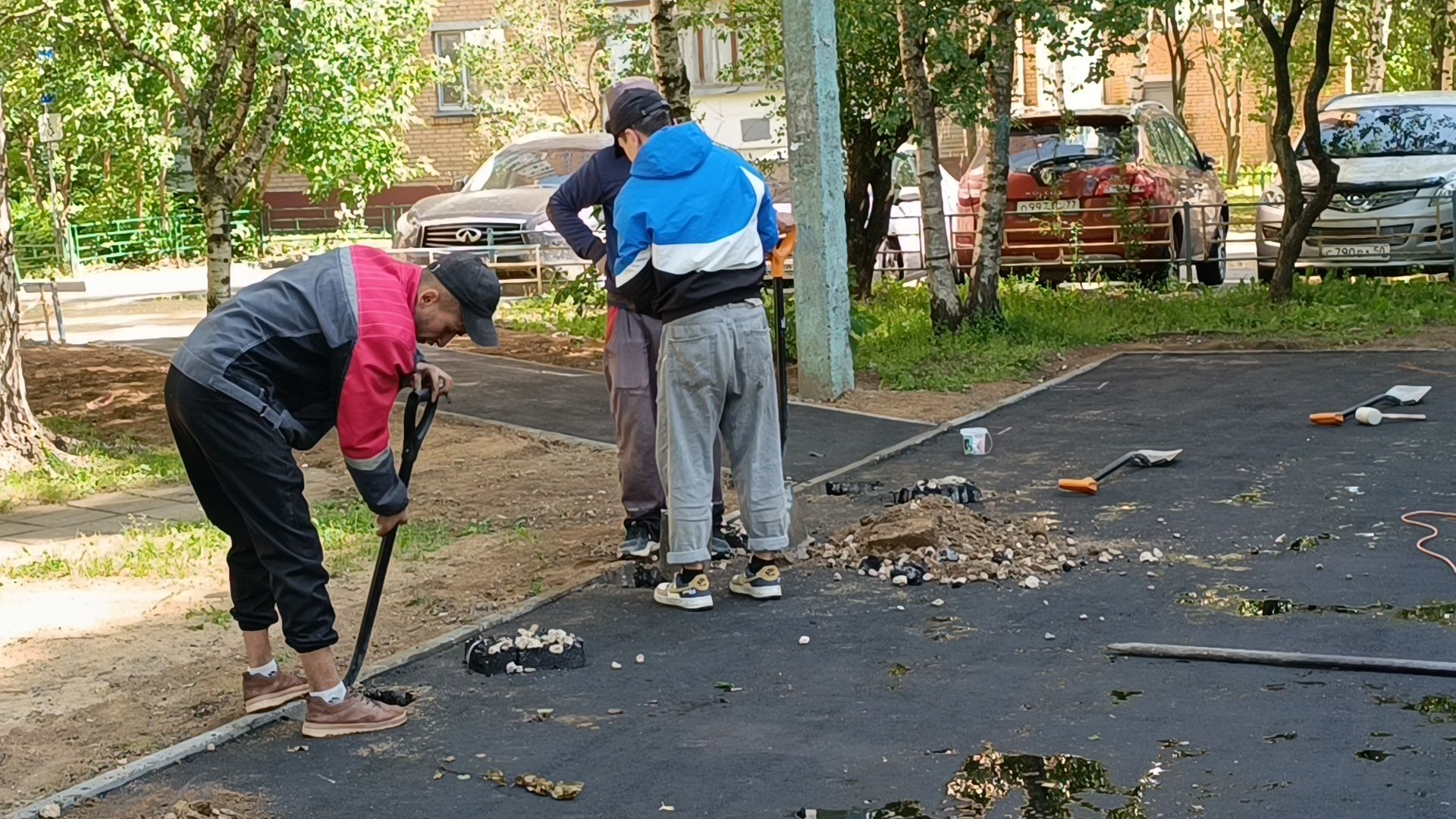 детская  площадка, лобня, двор,