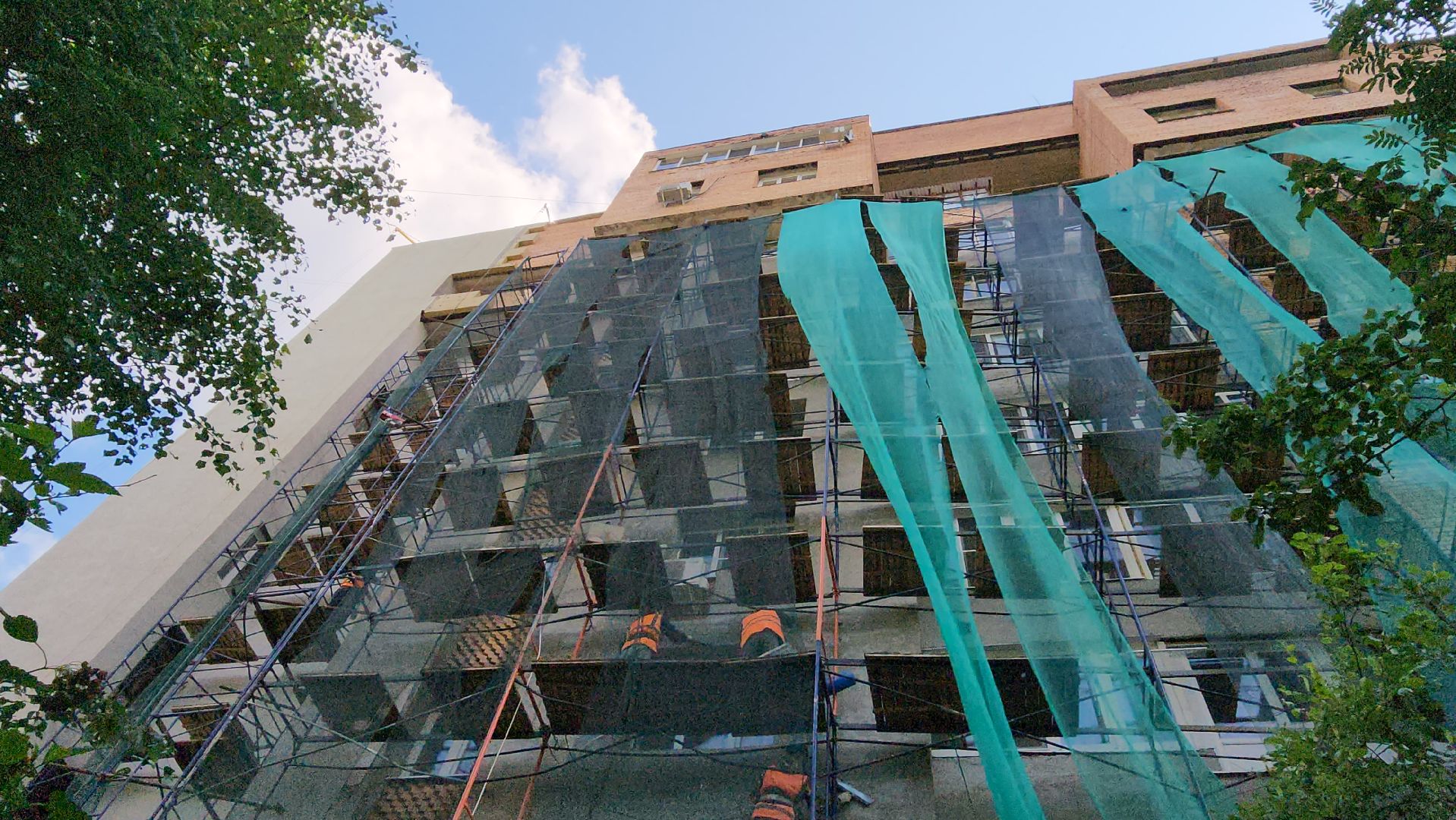 серпухов, поселок оболенск, проспект биологов, выездная администрация, укрепление фасада,