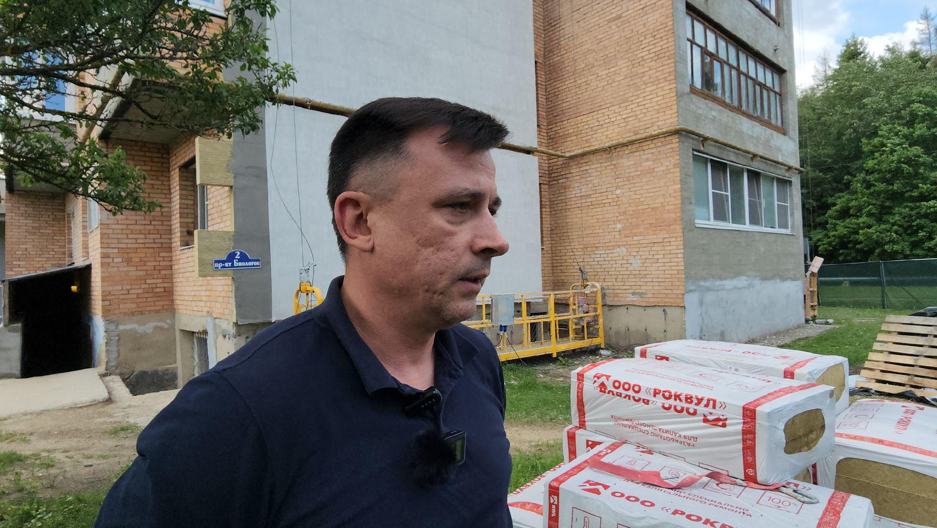 серпухов, поселок оболенск, проспект биологов, выездная администрация, укрепление фасада,