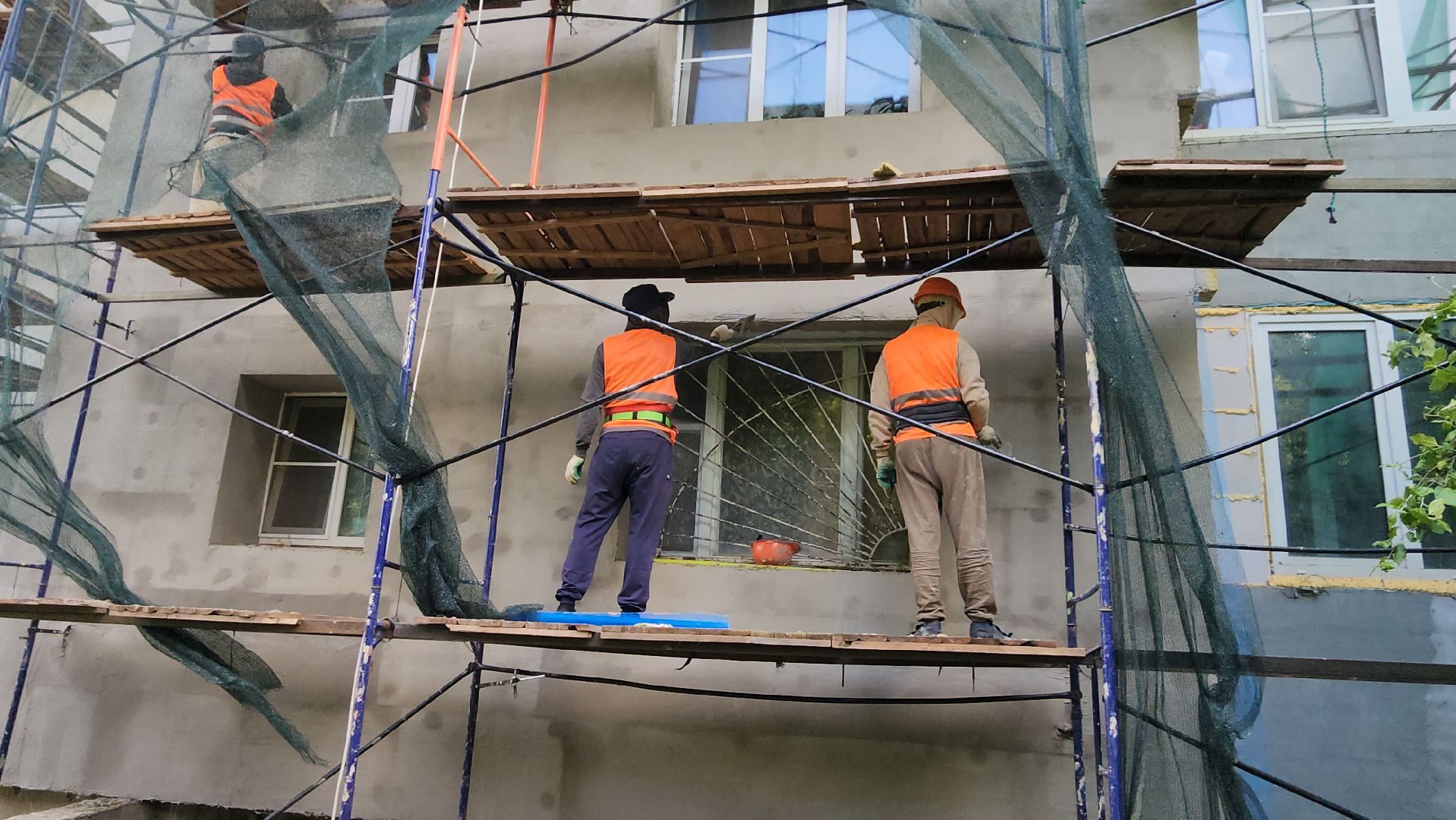 серпухов, поселок оболенск, проспект биологов, выездная администрация, укрепление фасада,