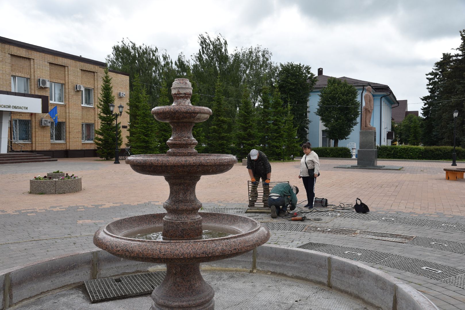 лотошино, благоустройство, фонтан,
