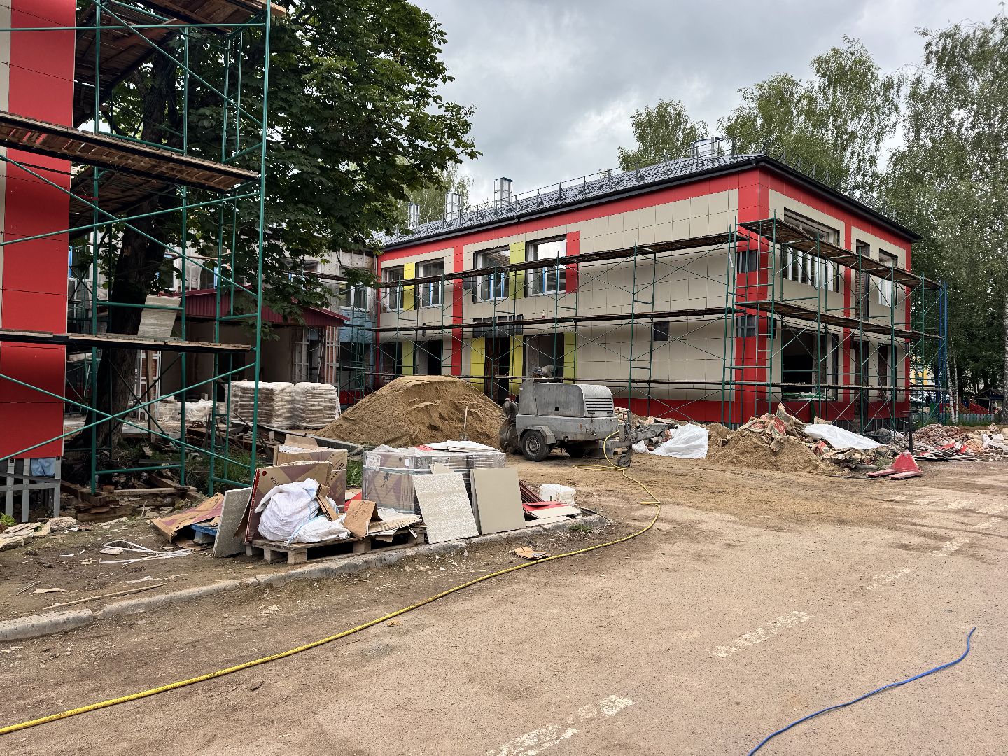 шаховская, капитальный ремонт, детский сад, строительство,