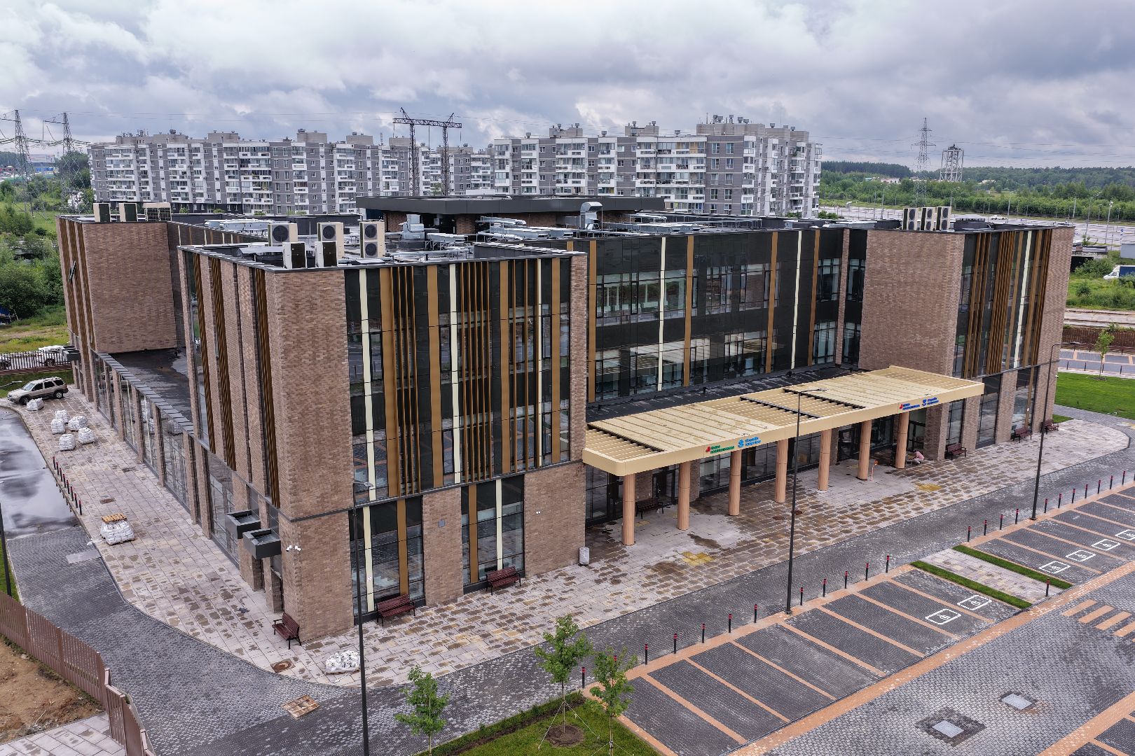 видео с коптера, кдц в одинцове, медицина в одинцове, кдц ромашково,