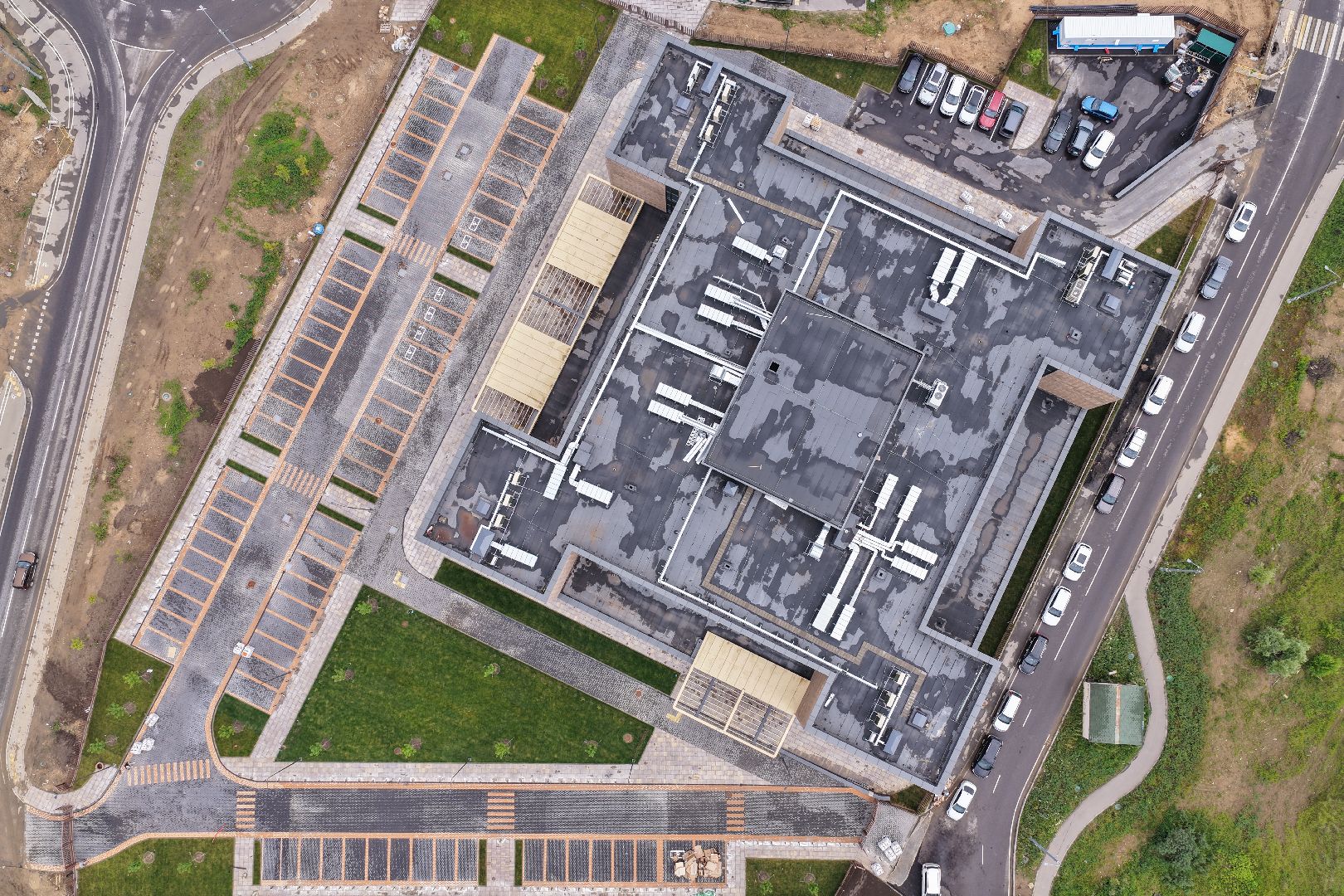 видео с коптера, кдц в одинцове, медицина в одинцове, кдц ромашково,