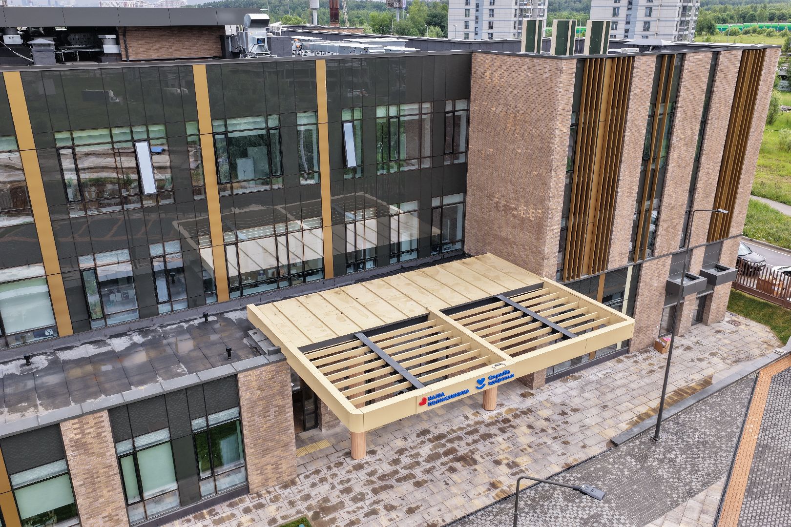 видео с коптера, кдц в одинцове, медицина в одинцове, кдц ромашково,