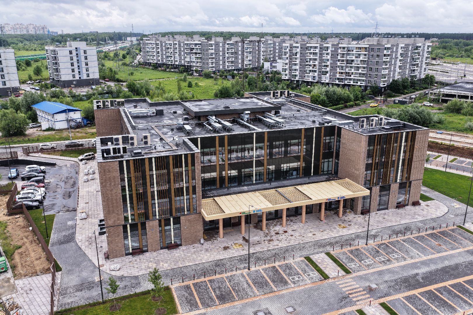 видео с коптера, кдц в одинцове, медицина в одинцове, кдц ромашково,