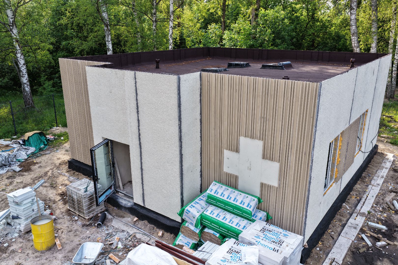 видео с коптера, Фельдшерский здравпункт в шатуре,