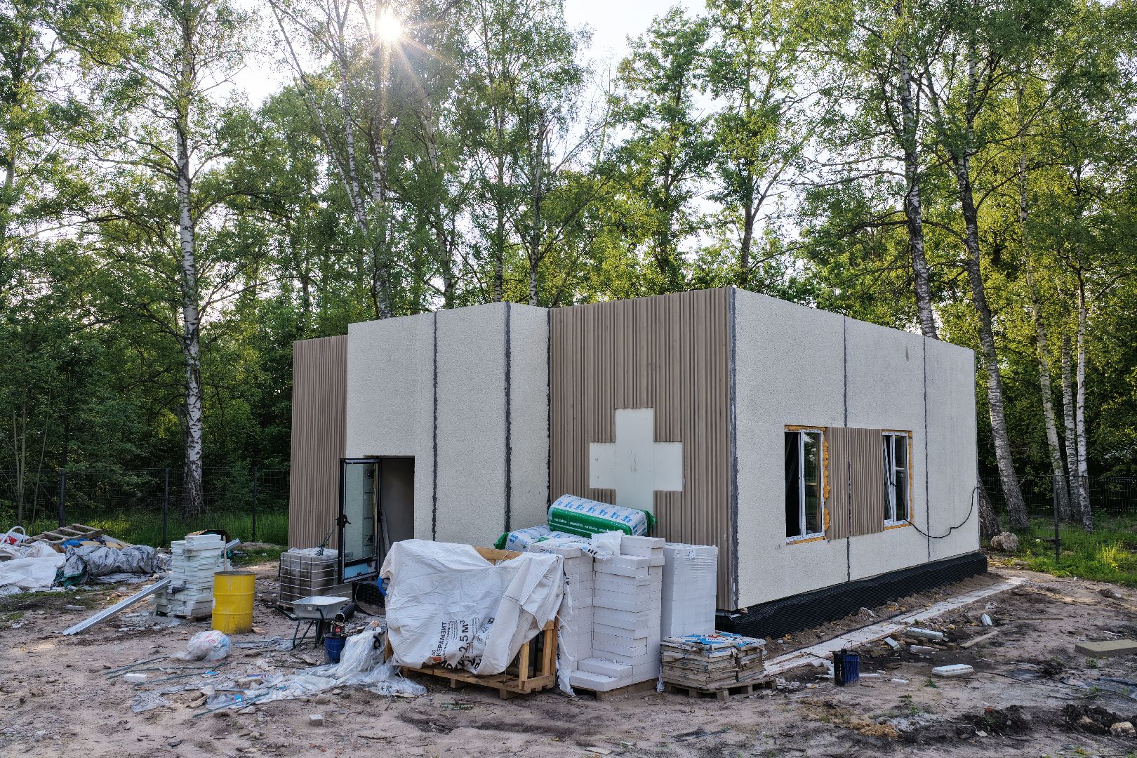 видео с коптера, Фельдшерский здравпункт в шатуре,