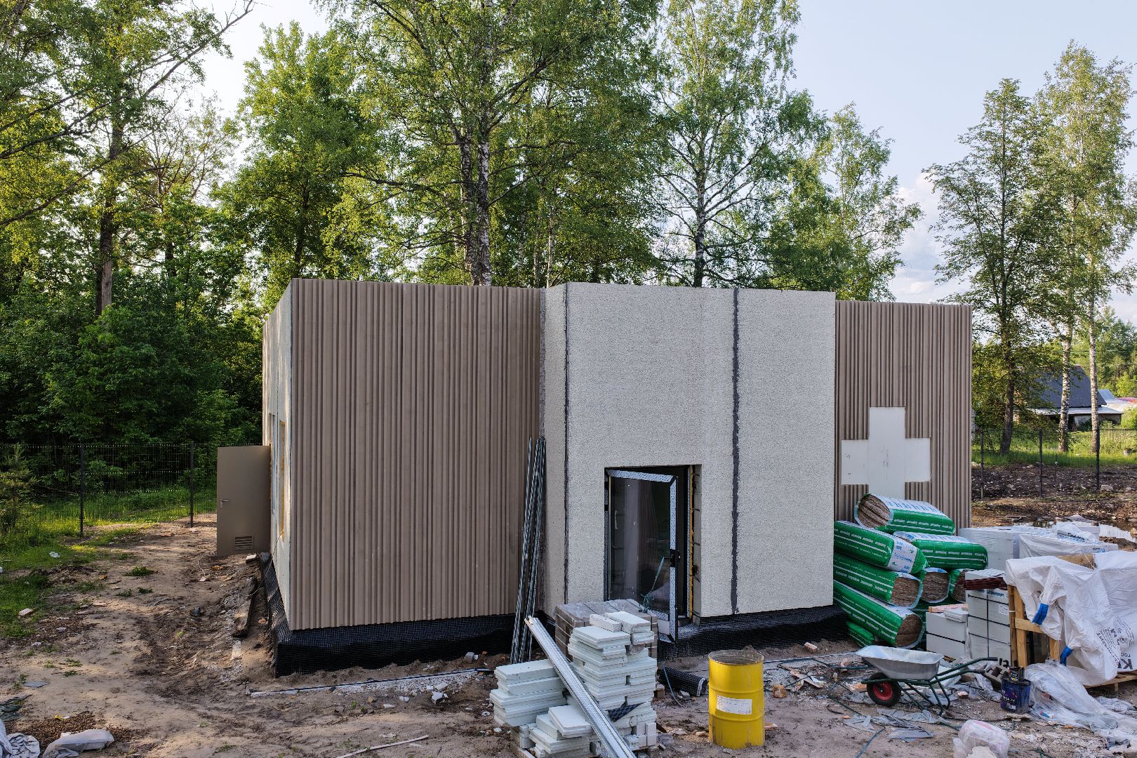 видео с коптера, Фельдшерский здравпункт в шатуре,