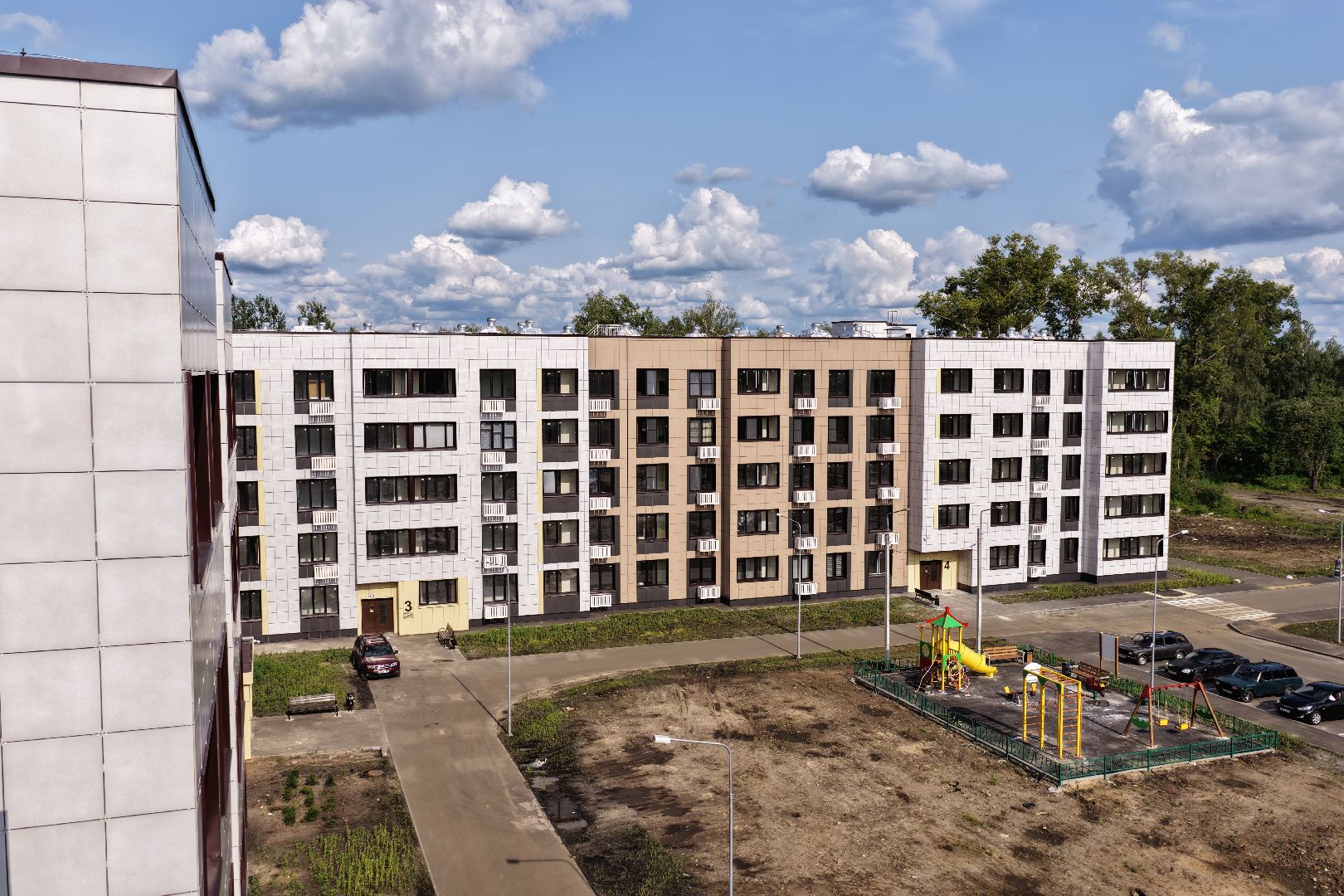 видео с коптера, дом для переселенцев в шатуре, переселение из аварийного жилья,