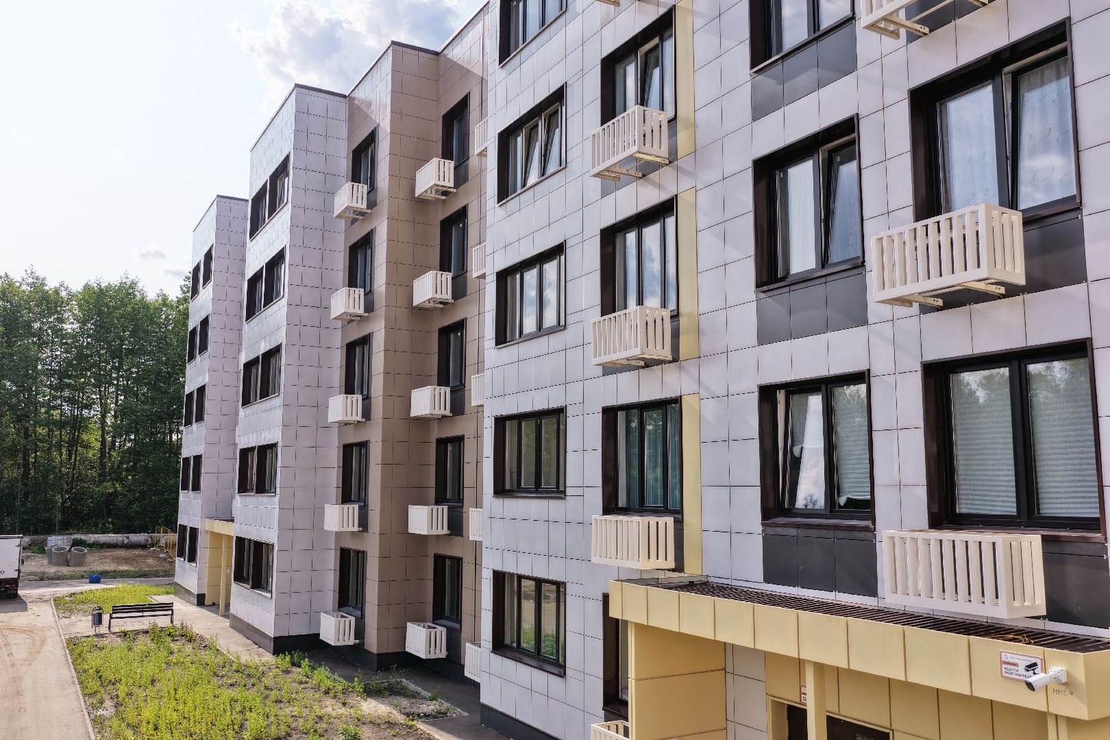 видео с коптера, дом для переселенцев в шатуре, переселение из аварийного жилья,