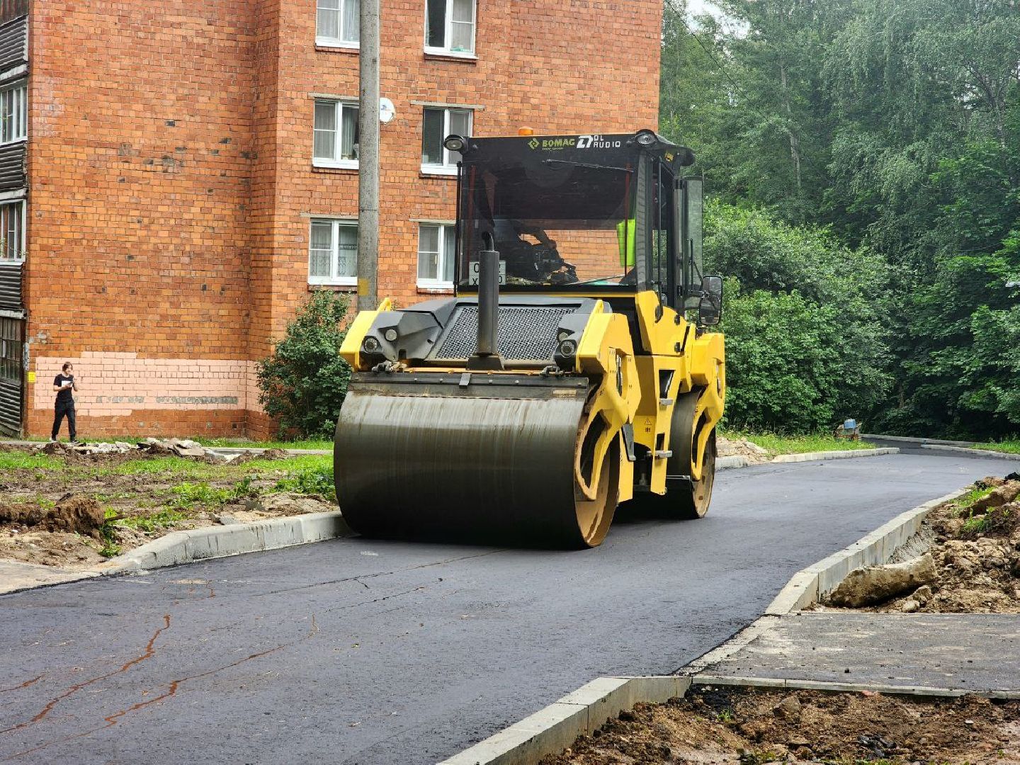 пущино, серпухов, благоустройсво,комплексное благоустройство двора,