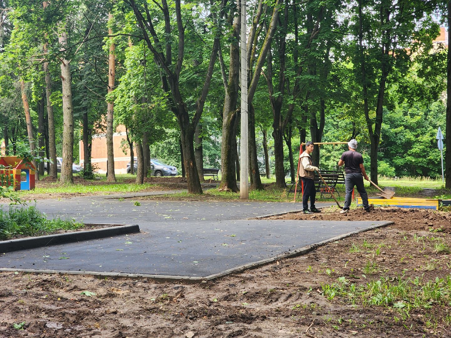 пущино, серпухов, благоустройсво,комплексное благоустройство двора,