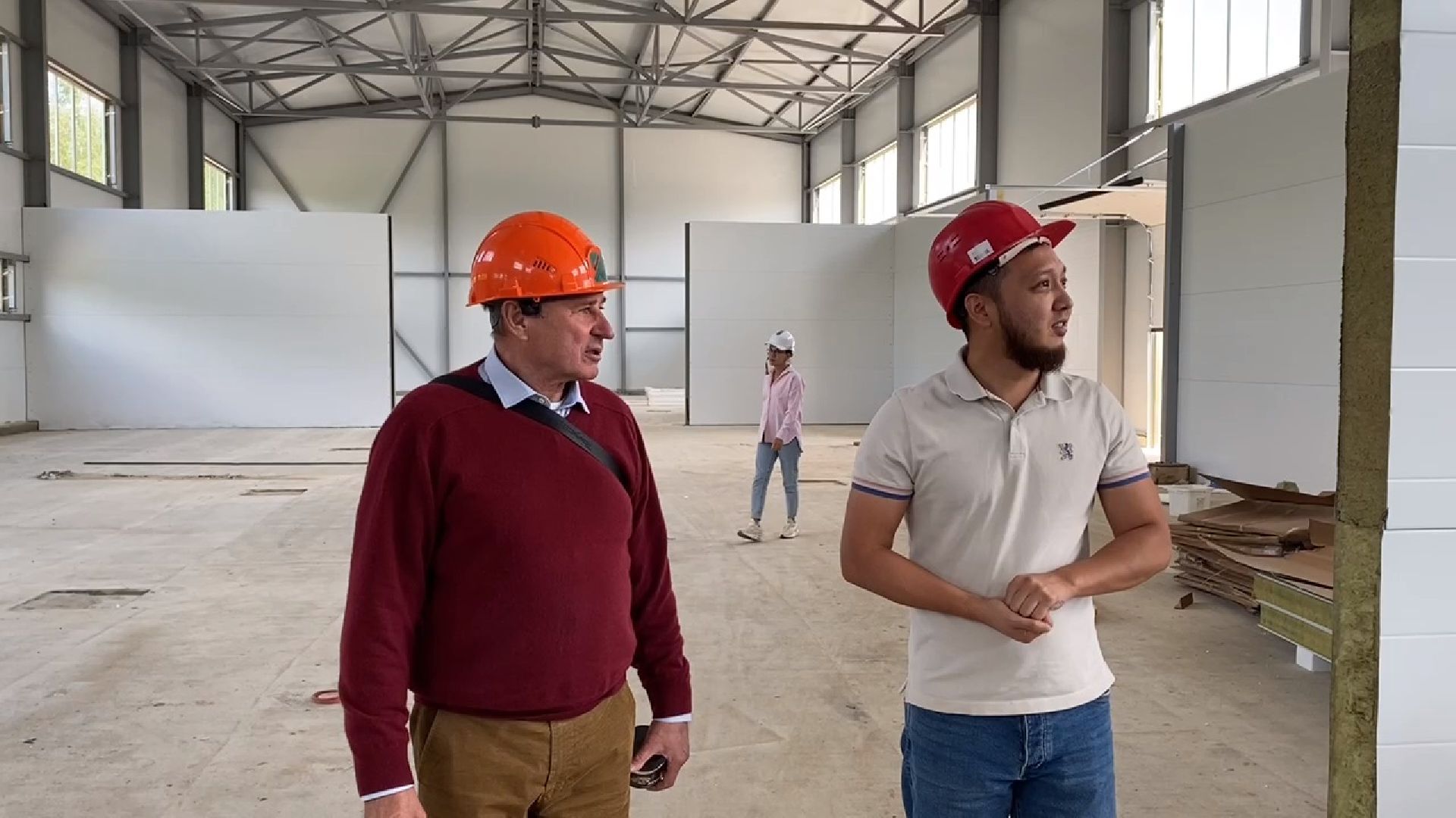 чехов, улица литейная, новое пищевое производство, строительство, внутренняя отделка, ворота, внутренние перегородки, инженерные сети, продукты здорового питания, орехи и сухофрукты, роял мубарак, компания орбита,