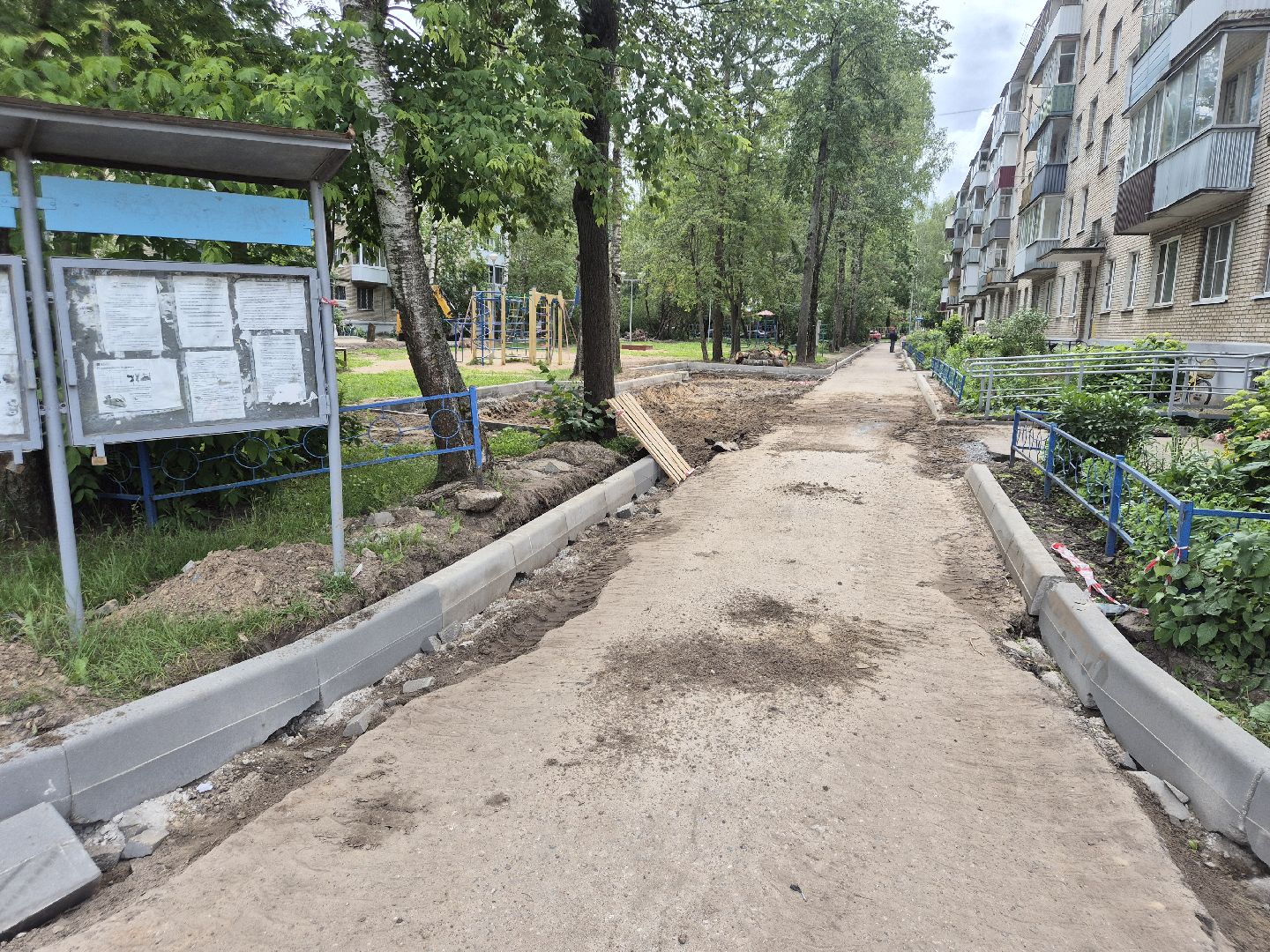 благоустройство, Дубна, новыедворы,