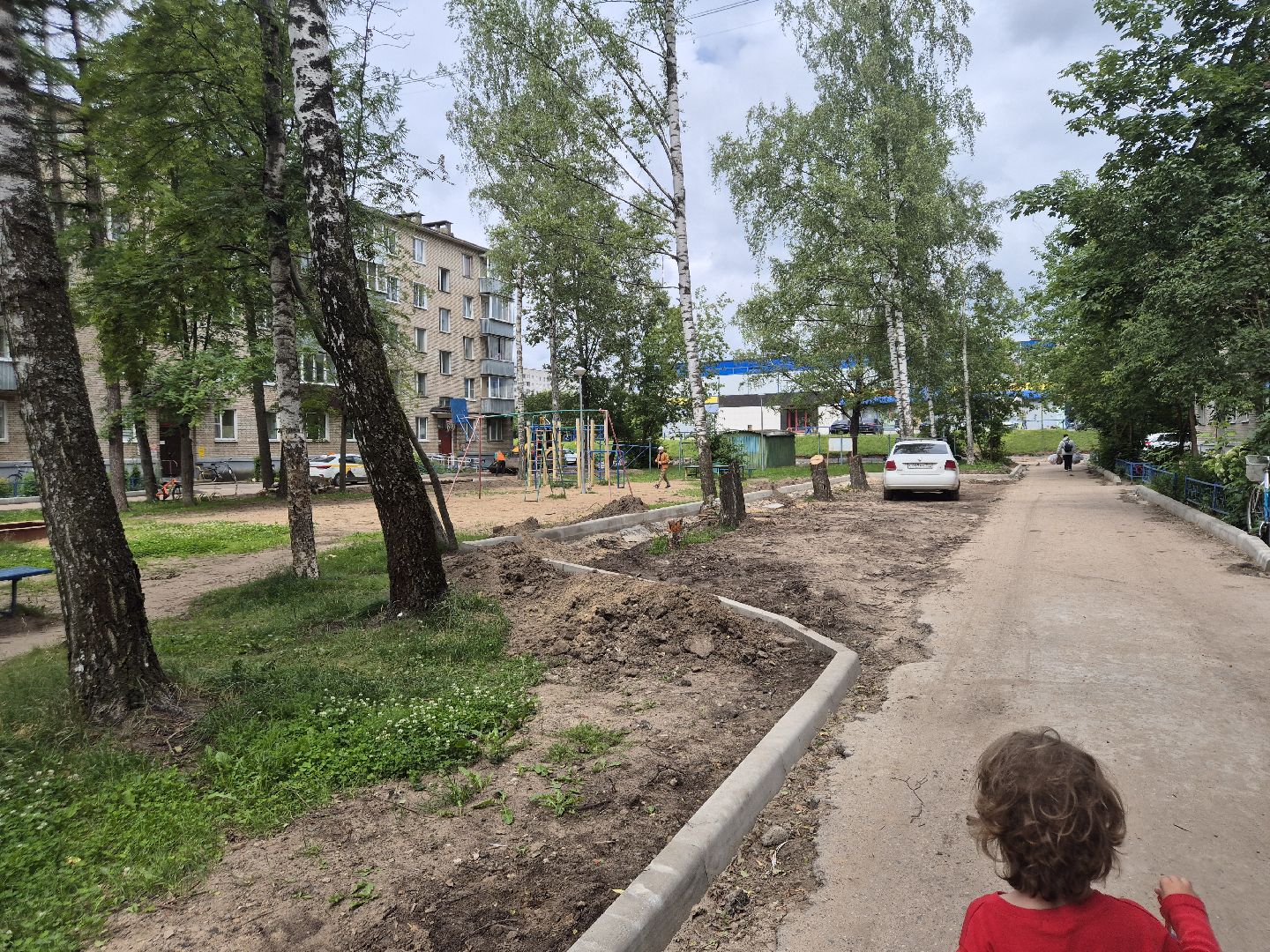 благоустройство, Дубна, новыедворы,