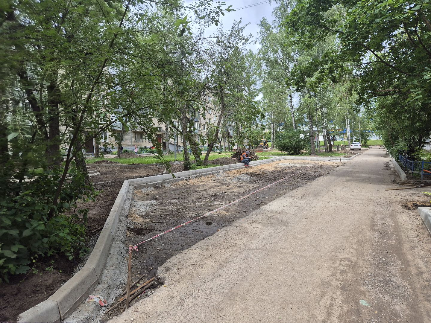 благоустройство, Дубна, новыедворы,