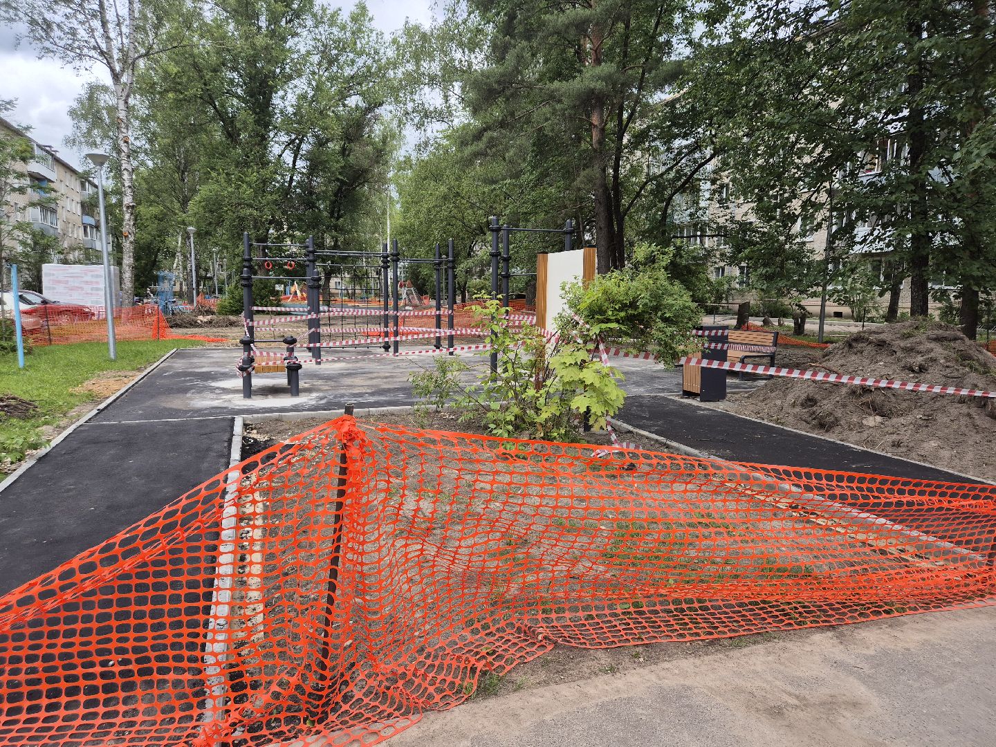 благоустройство, Дубна, новыедворы,