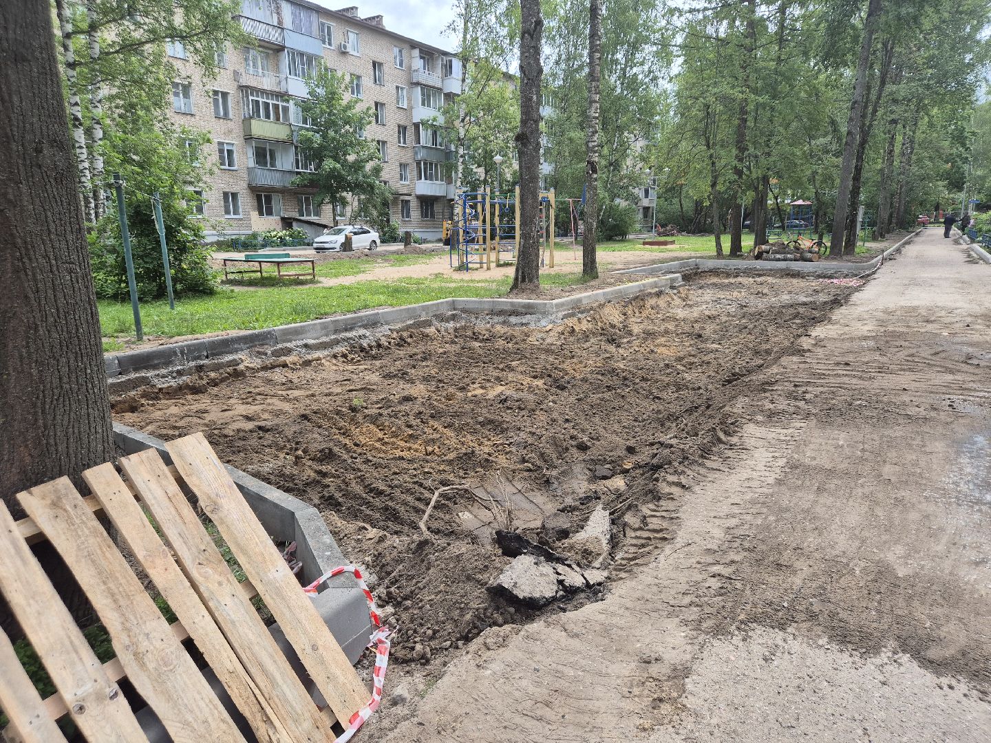 благоустройство, Дубна, новыедворы,