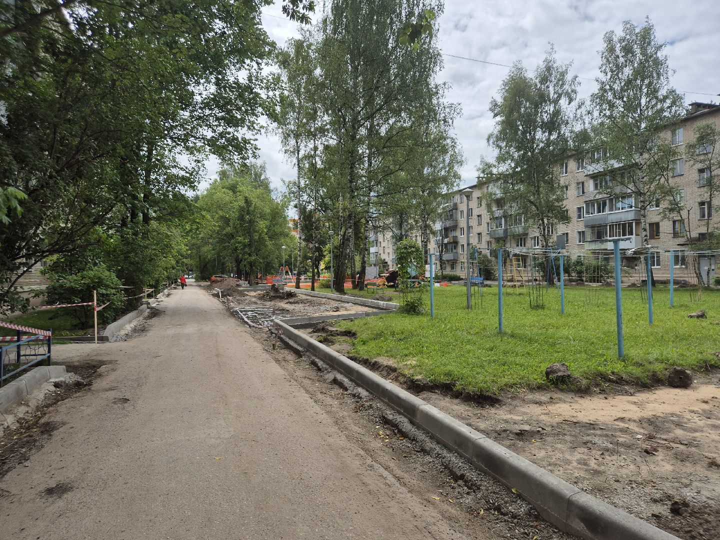 благоустройство, Дубна, новыедворы,