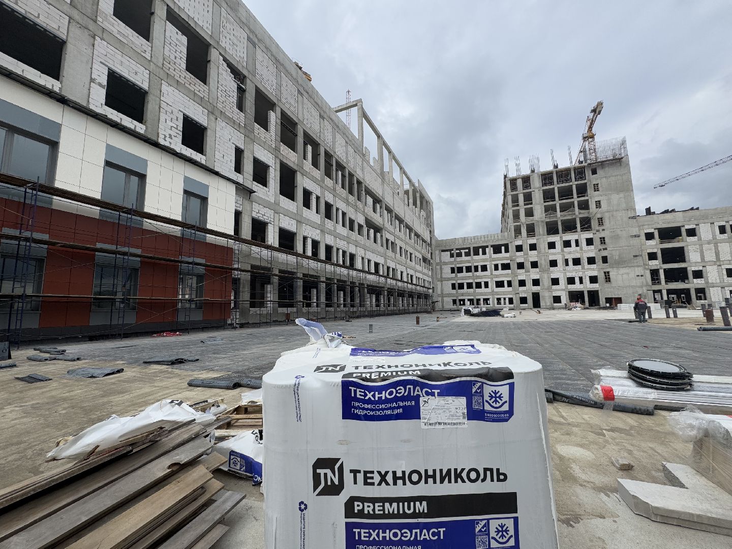 строительство, больница, ольгино,  Балашиха,