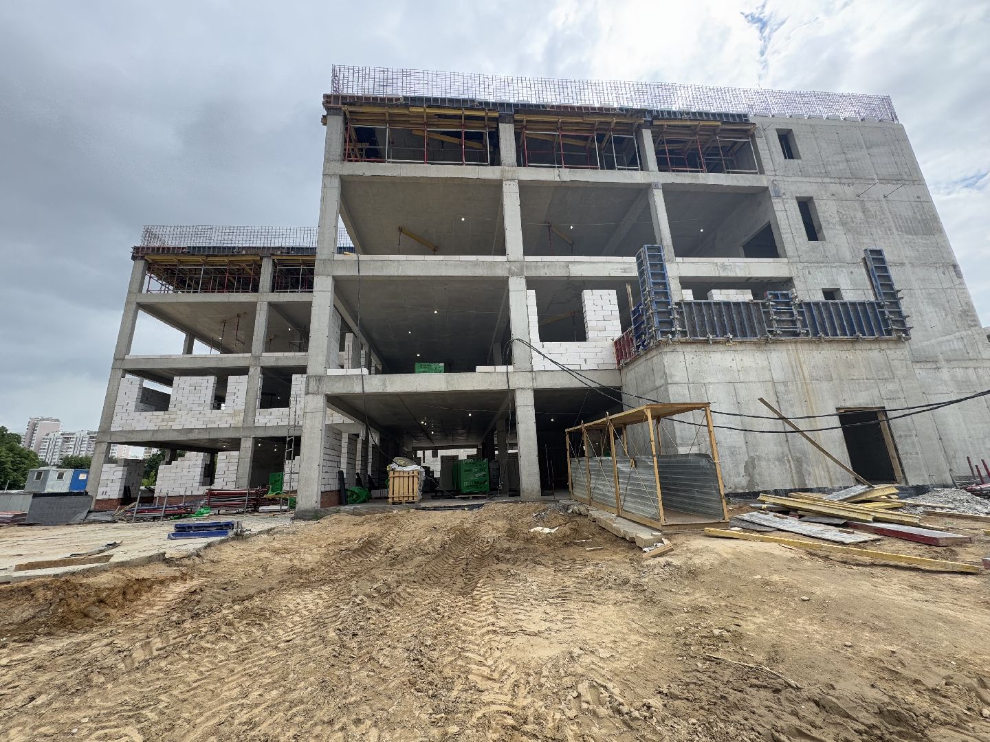 строительство, больница, ольгино,  Балашиха,