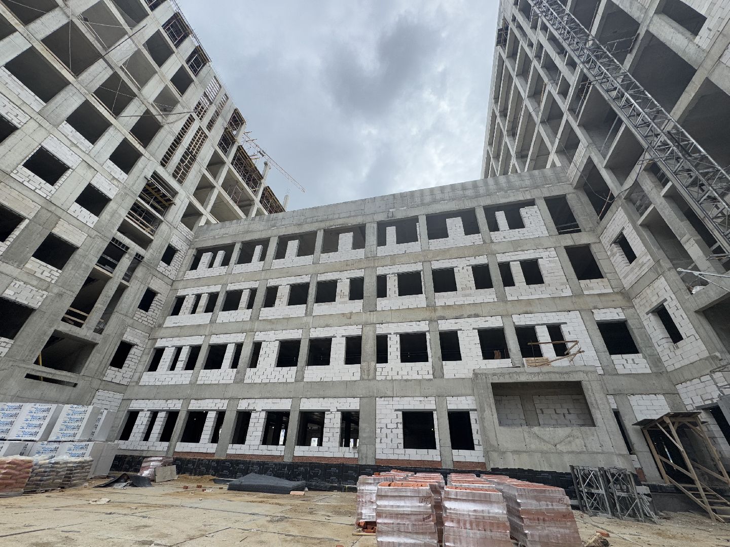 строительство, больница, ольгино,  Балашиха,