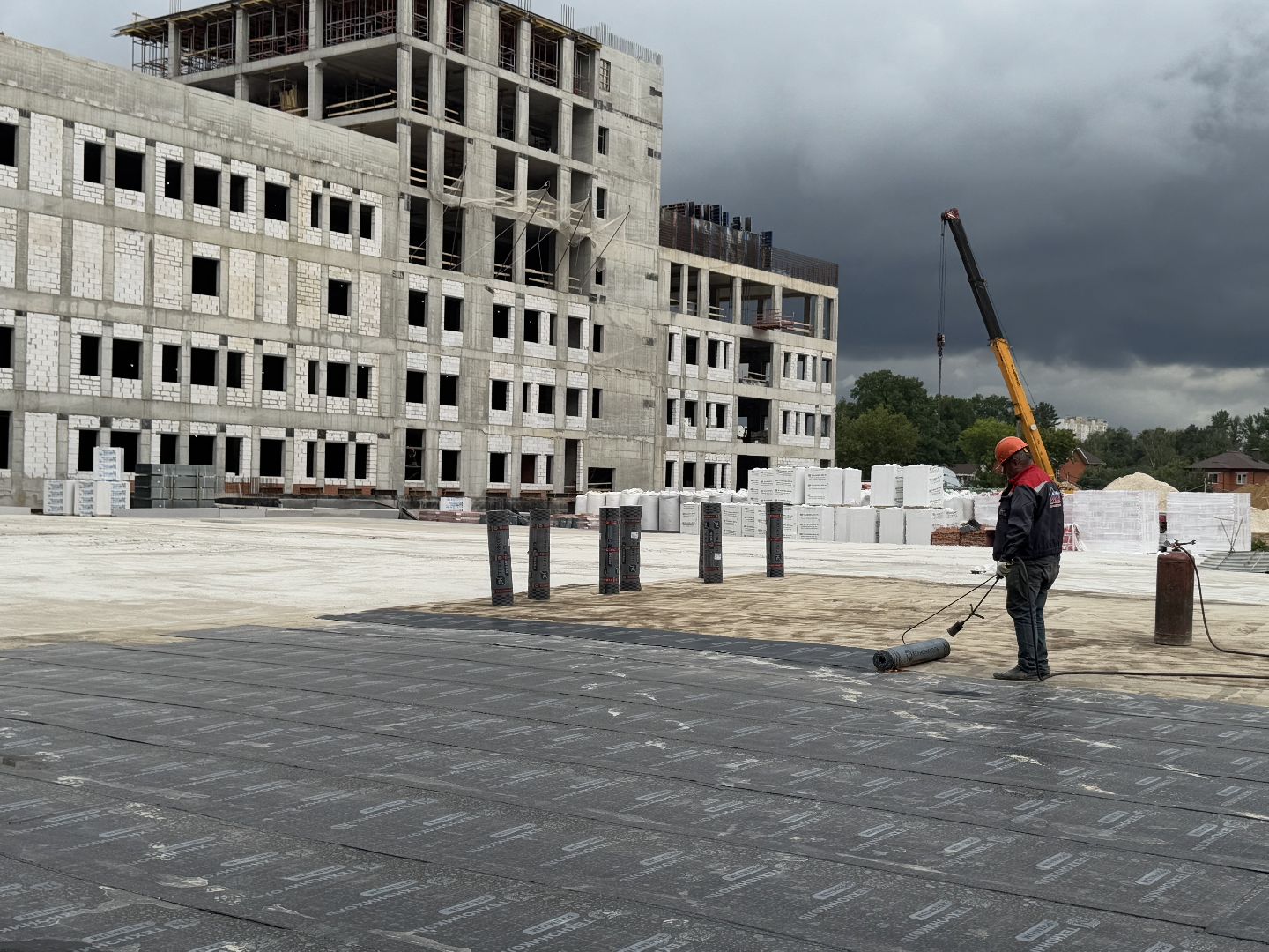 строительство, больница, ольгино,  Балашиха,