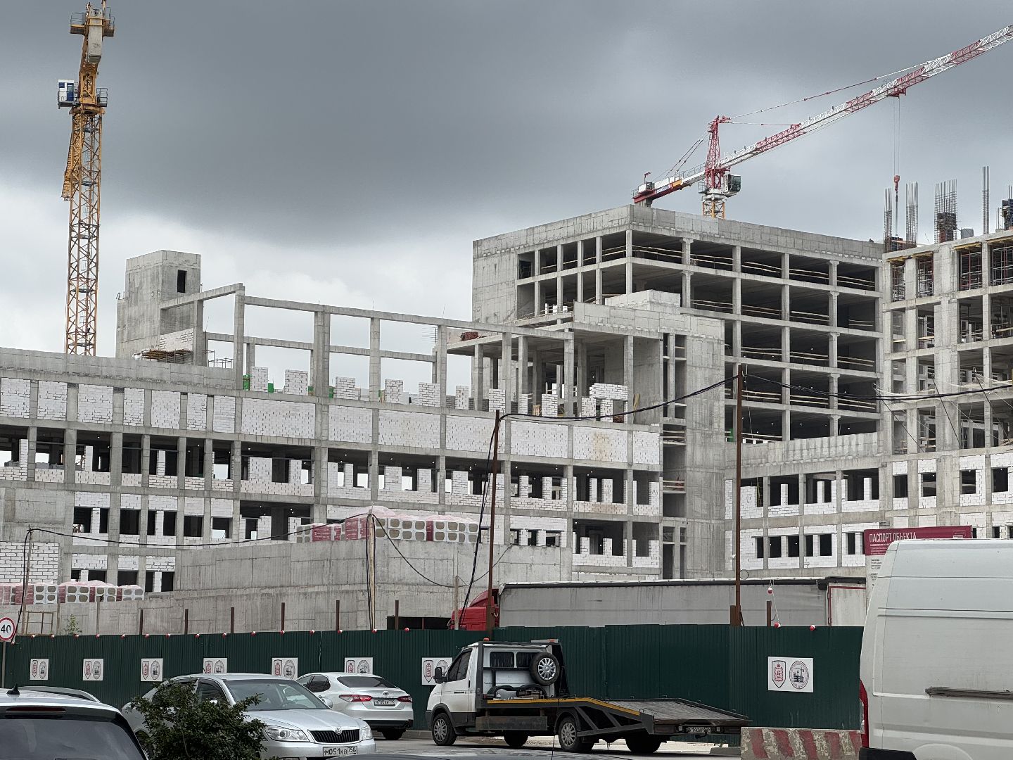 строительство, больница, ольгино,  Балашиха,