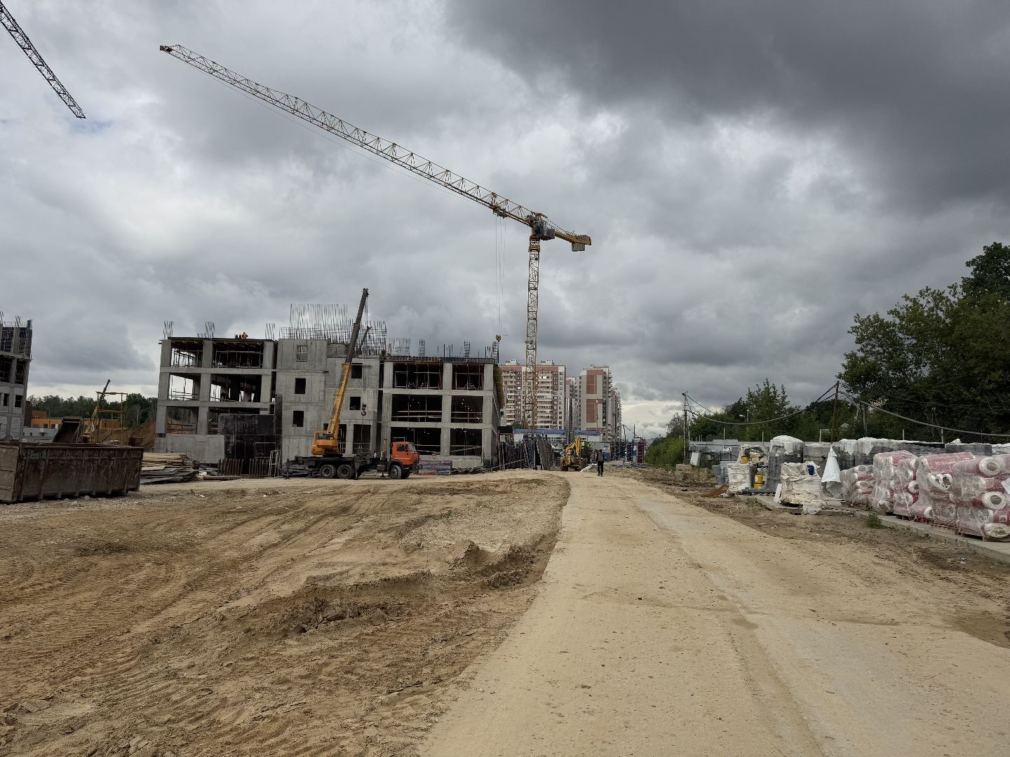 строительство, больница, ольгино,  Балашиха,