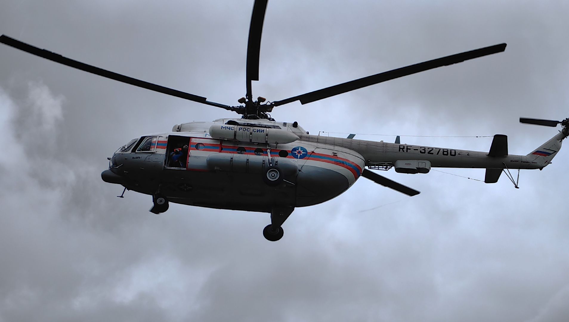 вертолет, космонавт, тренировка, подъем,