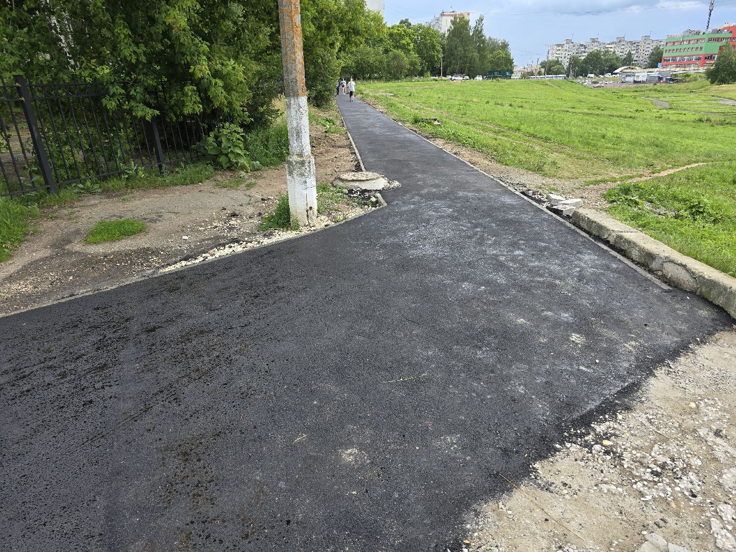 Коломна ,  народные тропы, пешеходная дорожка,