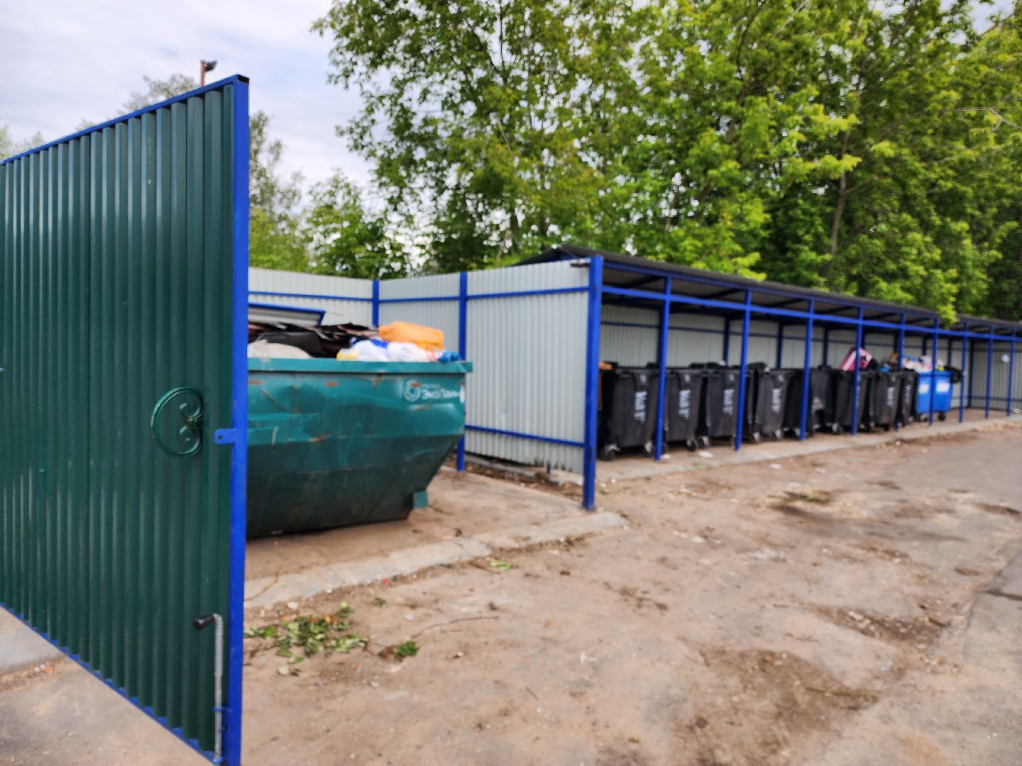 раменское, жкх, модернизация контейнерных площадок, москворецкая 3а,