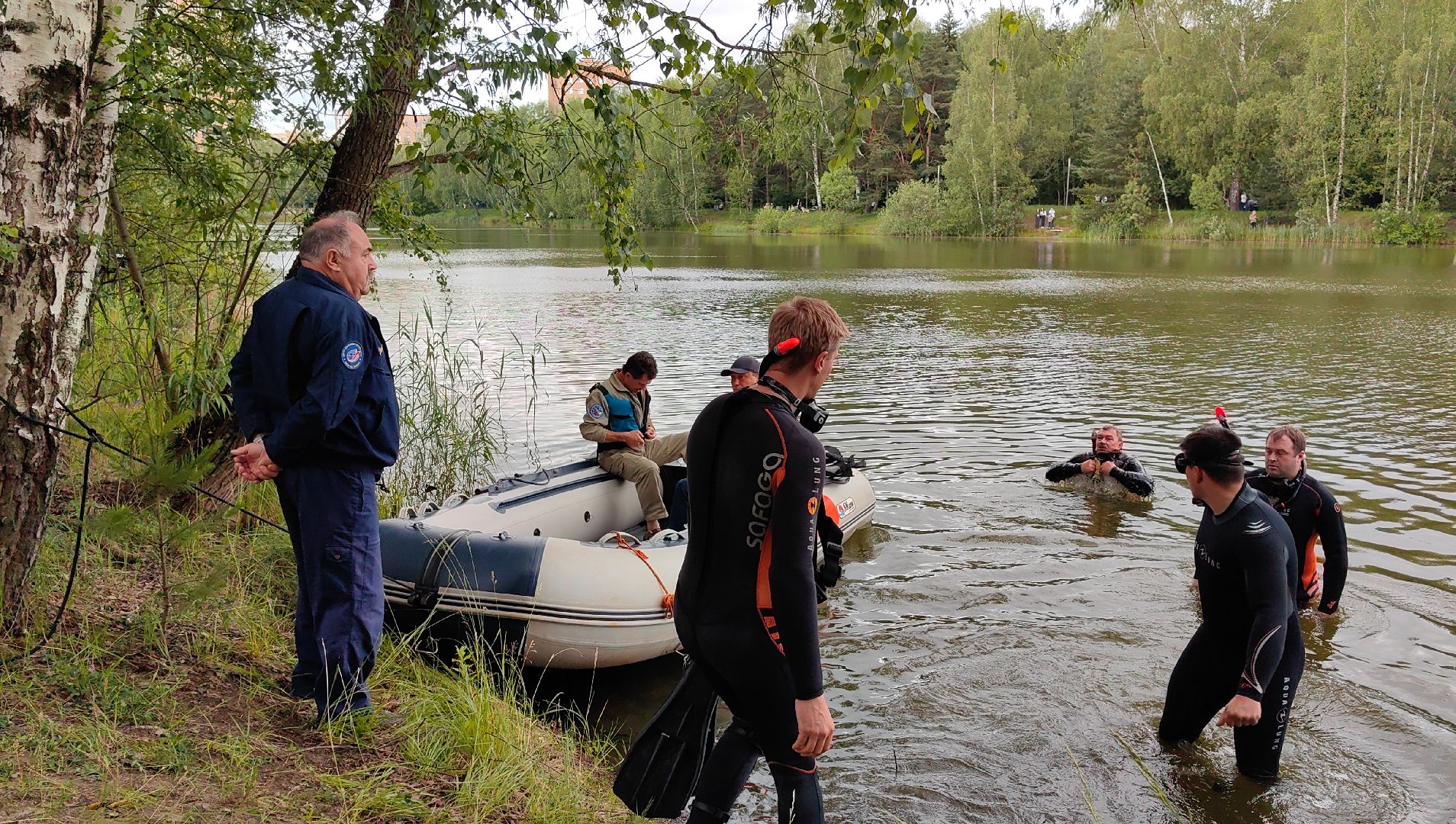 эвакуация,  вертолет, озеро, вода, космонавт, тренировка,