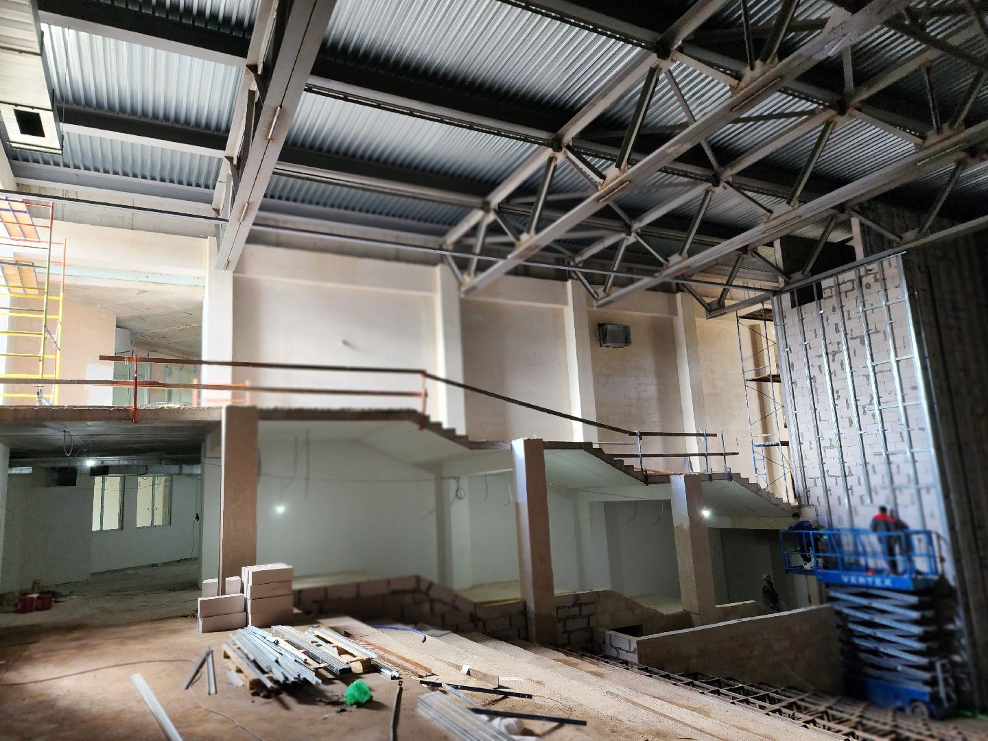 королёв, строительство пристройки на 400 мест, школа 1 в королеве ,