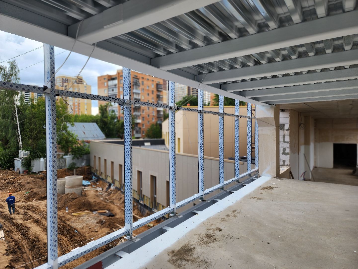 королёв, строительство пристройки на 400 мест, школа 1 в королеве ,