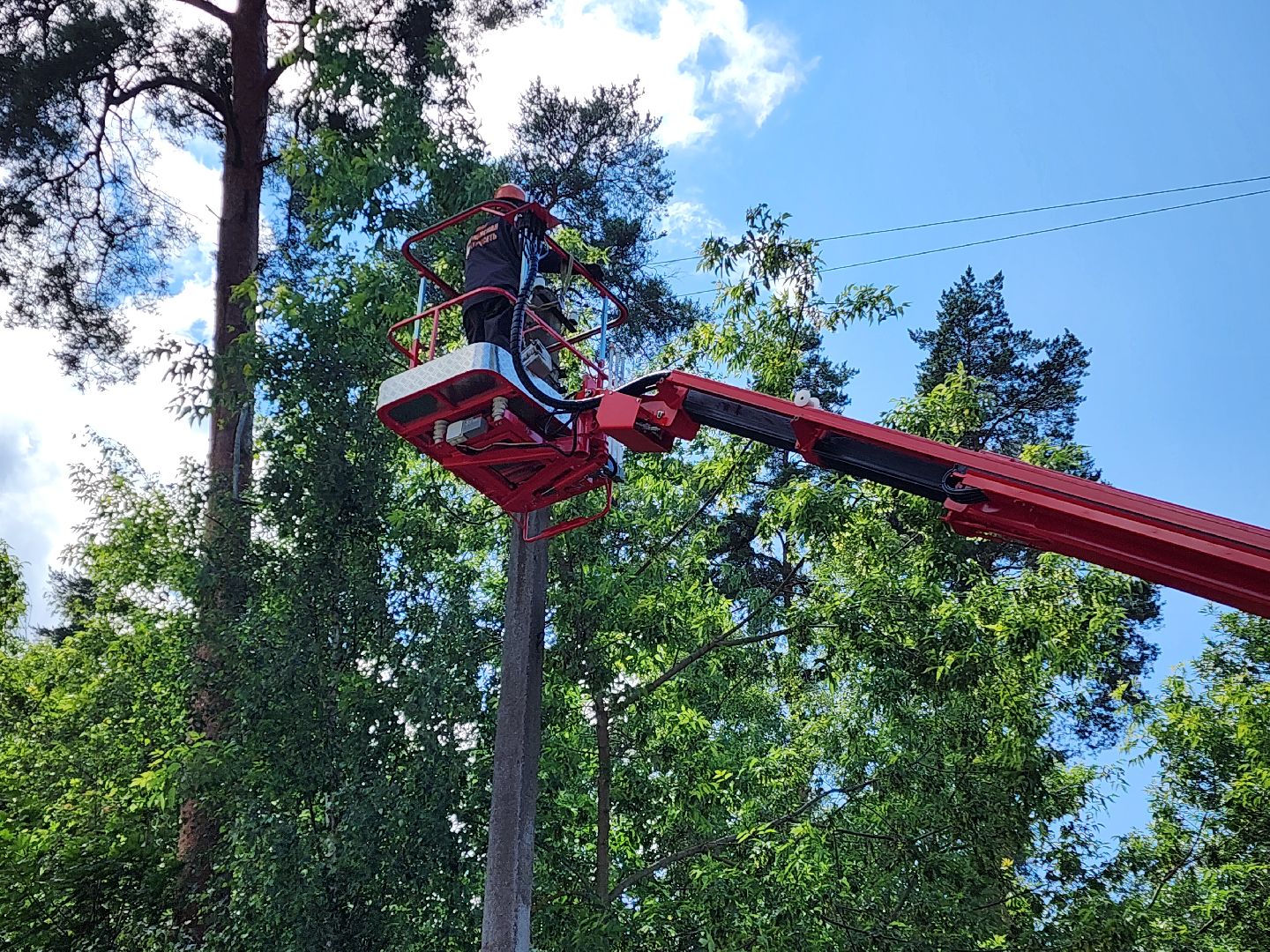 красноармейск, городской округ пушкинский, уличное освещение, светодиодные фонари,
