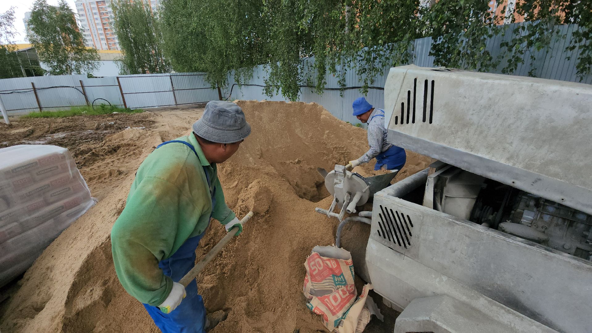 фок с бассейном, Лобня, Остекление ,Черновой пол,